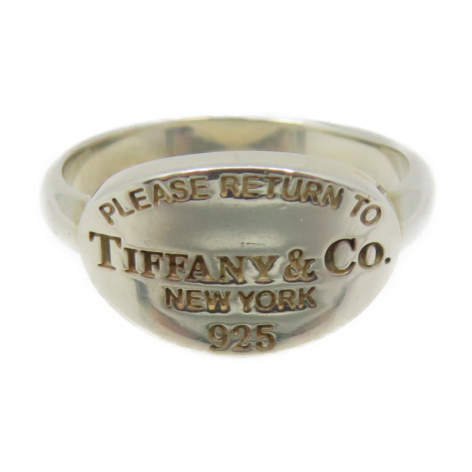 TIFFANY＆CO 925純銀Silver Ring戒指US#7