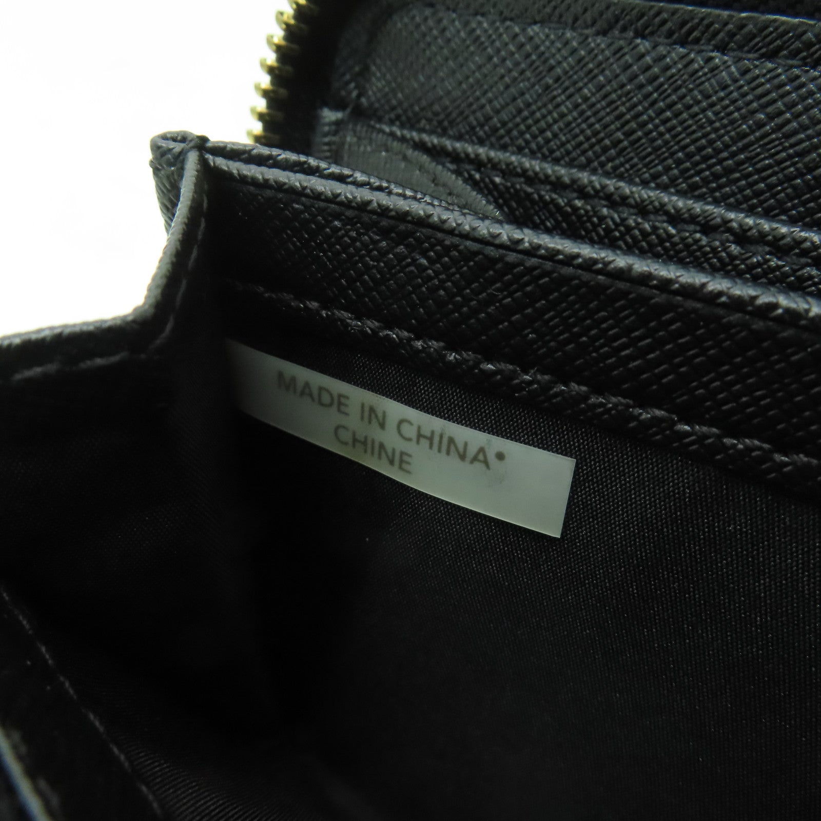 COACH 牛皮皮革Long Wallet金扣長錢包黑色
