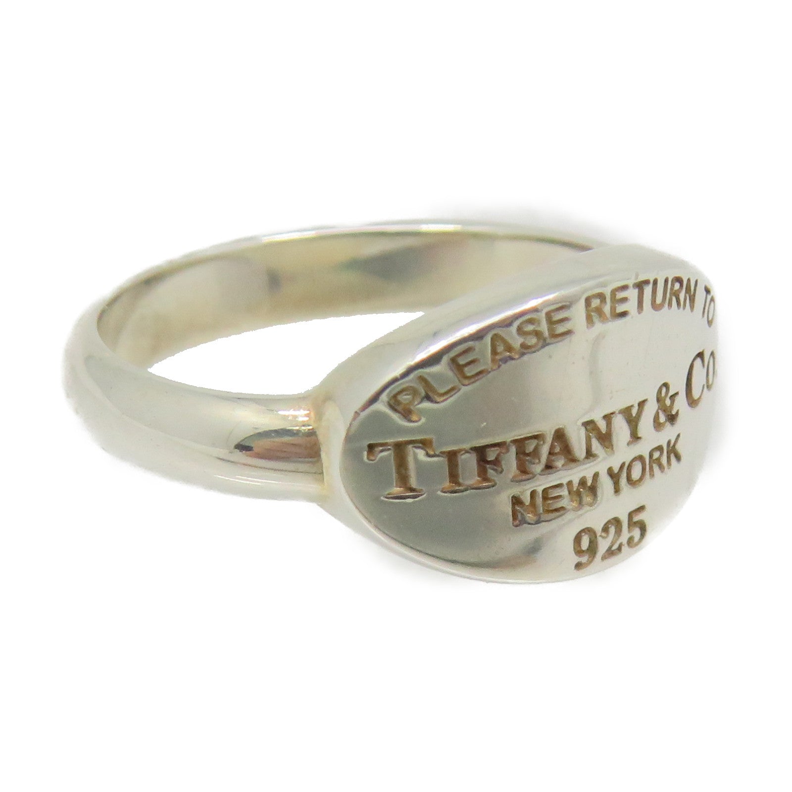 TIFFANY＆CO 925純銀Silver Ring戒指US#7
