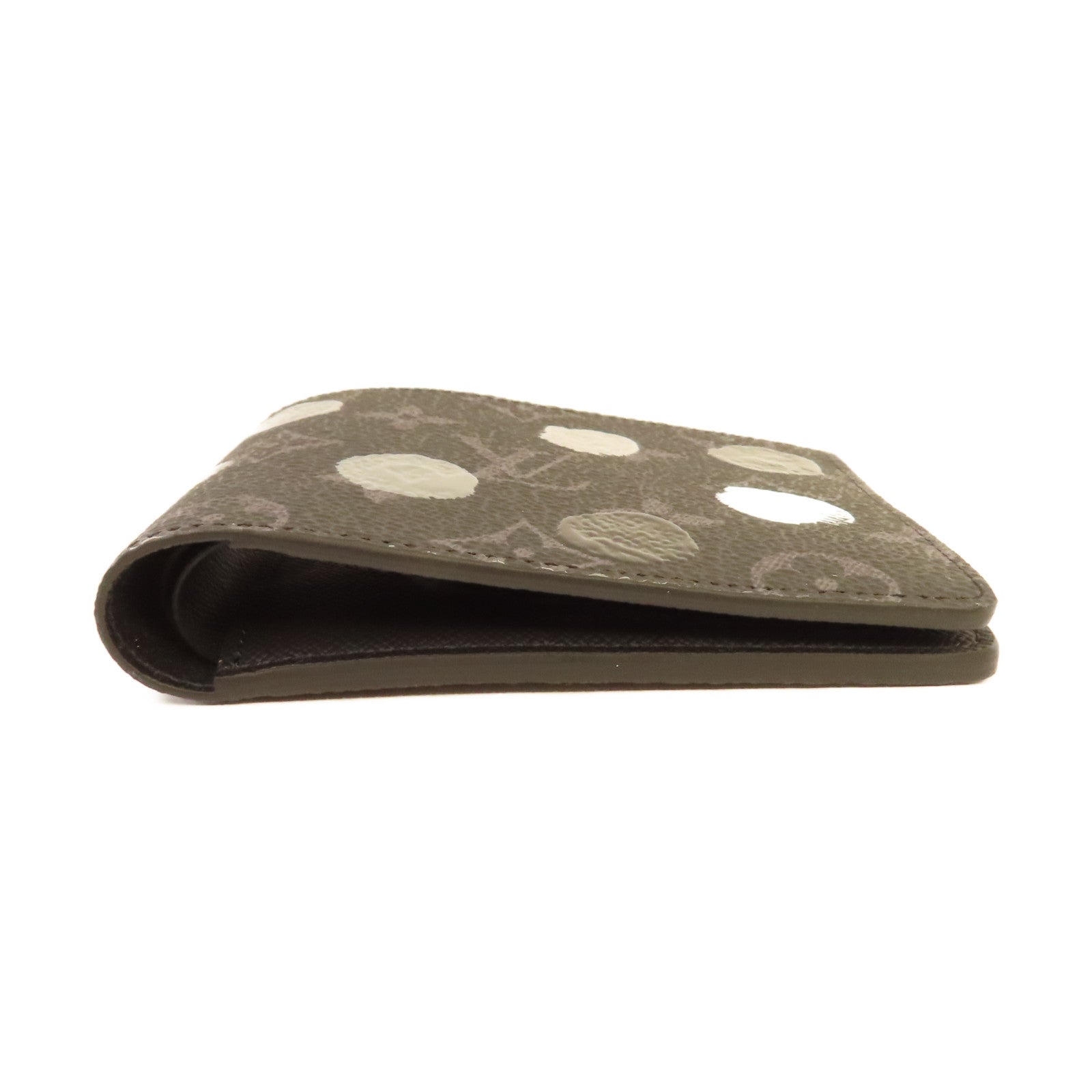 LOUIS VUITTON Monogram Eclipse LV x Yayoi Kusama Multiple Wallet短錢包黑色/彩色