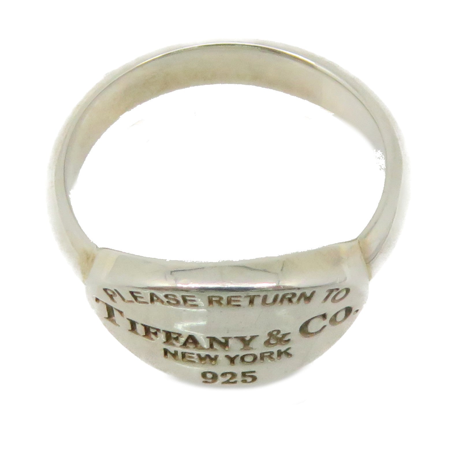 TIFFANY＆CO 925純銀Silver Ring戒指US#7