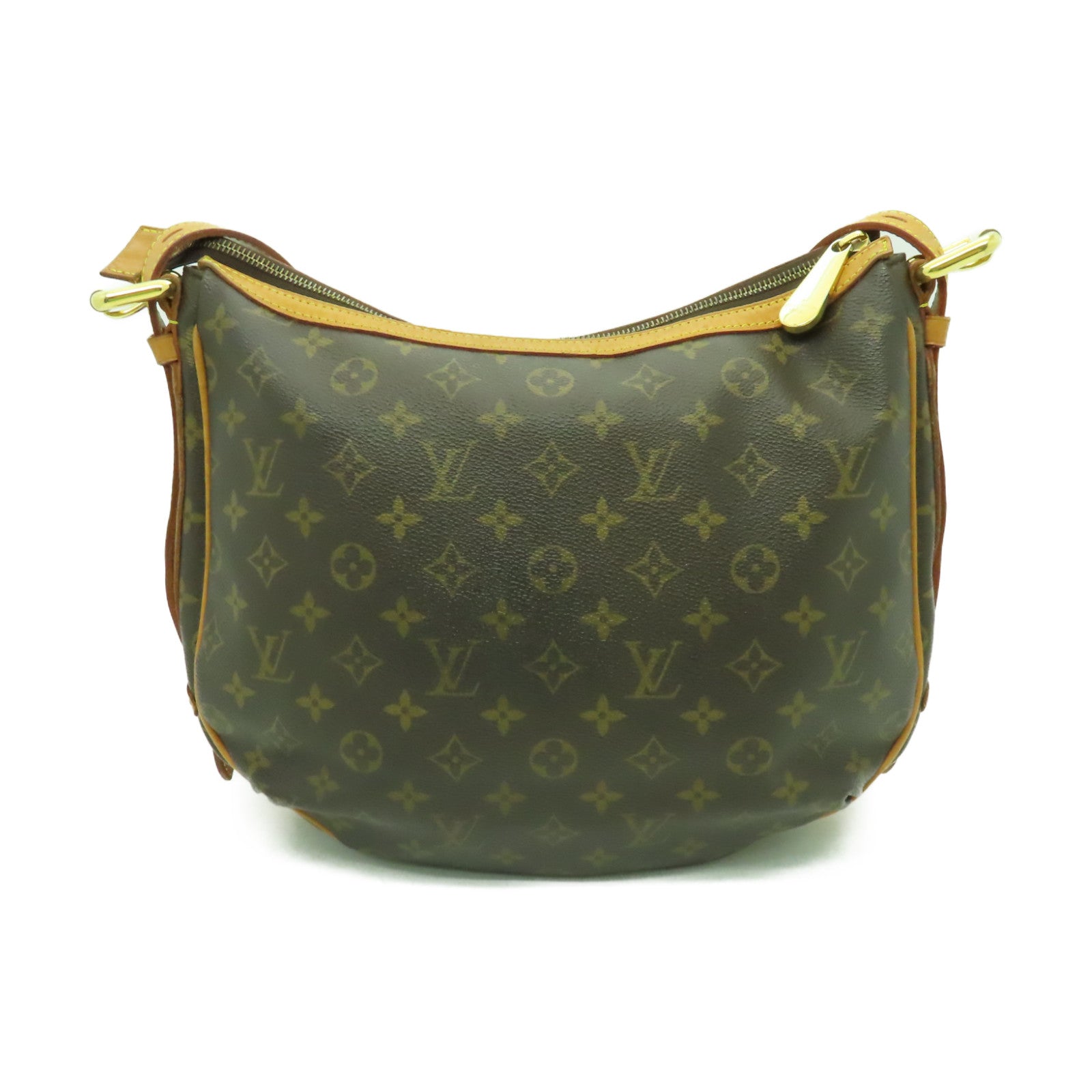 LOUIS VUITTON 【激減優惠】Monogram Tulum GM金扣肩背袋棕色