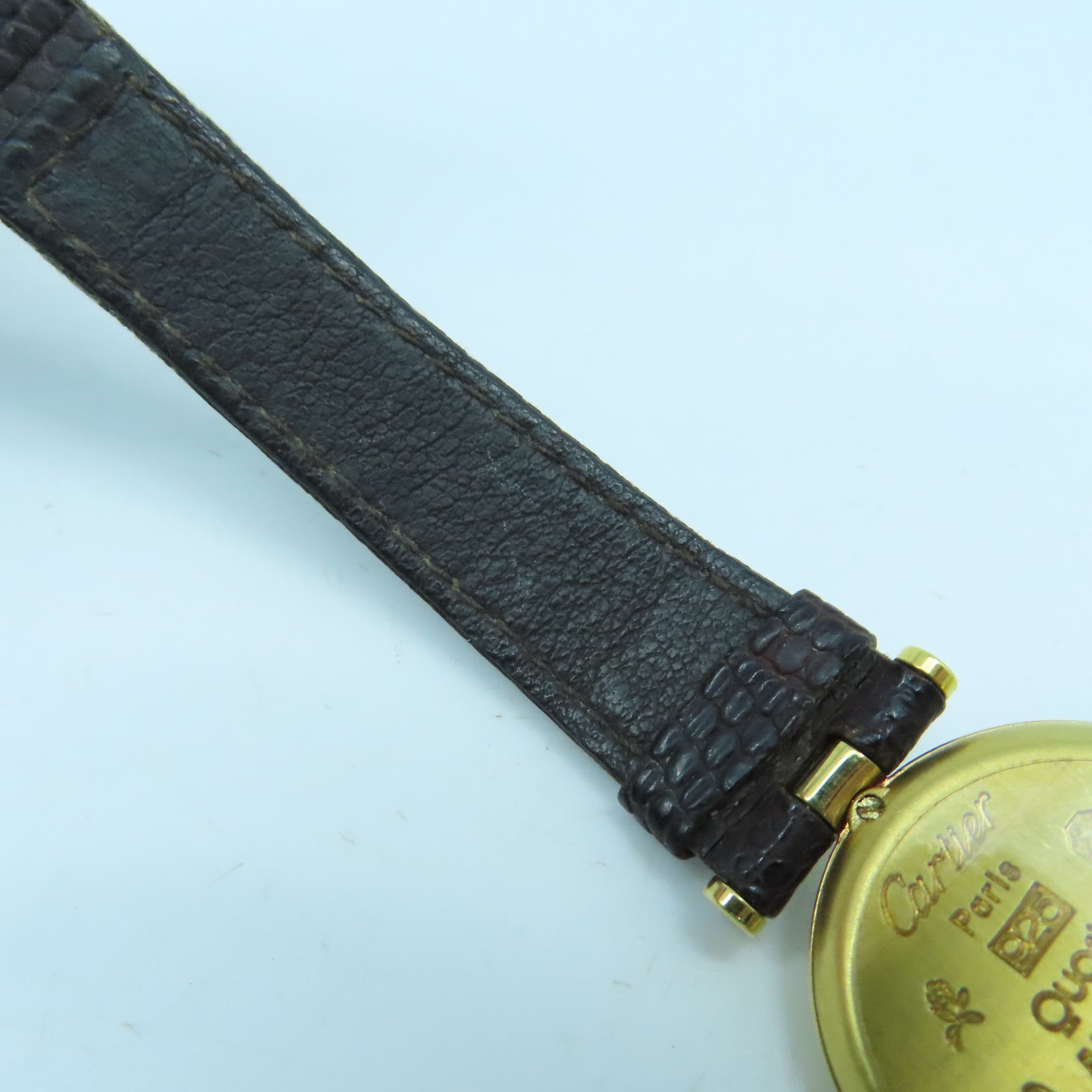 CARTIER Vintage Watch925純銀手錶石英機芯金色/銀色/銅色