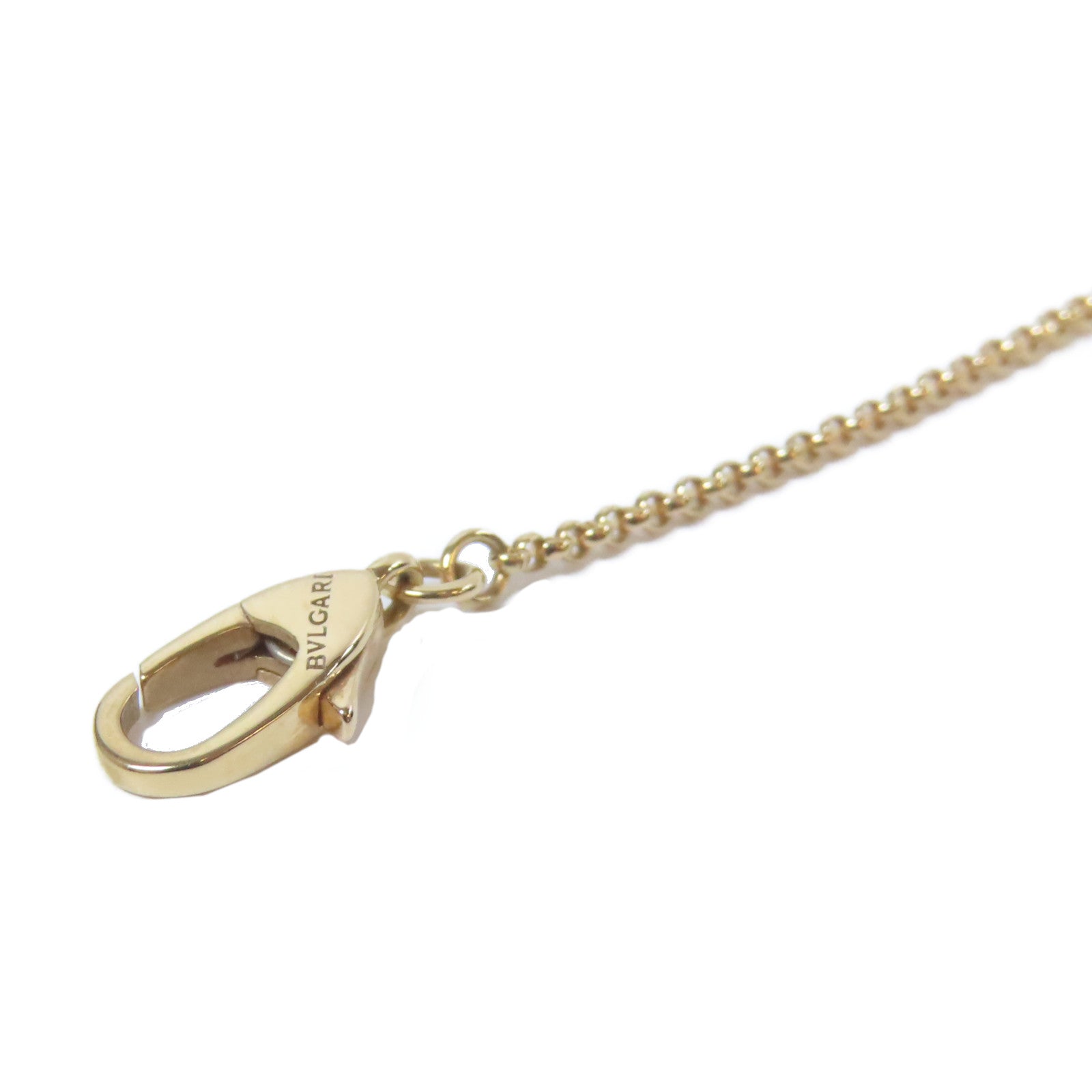 BVLGARI 18K玫瑰金Mini B-zero項鍊玫瑰金色