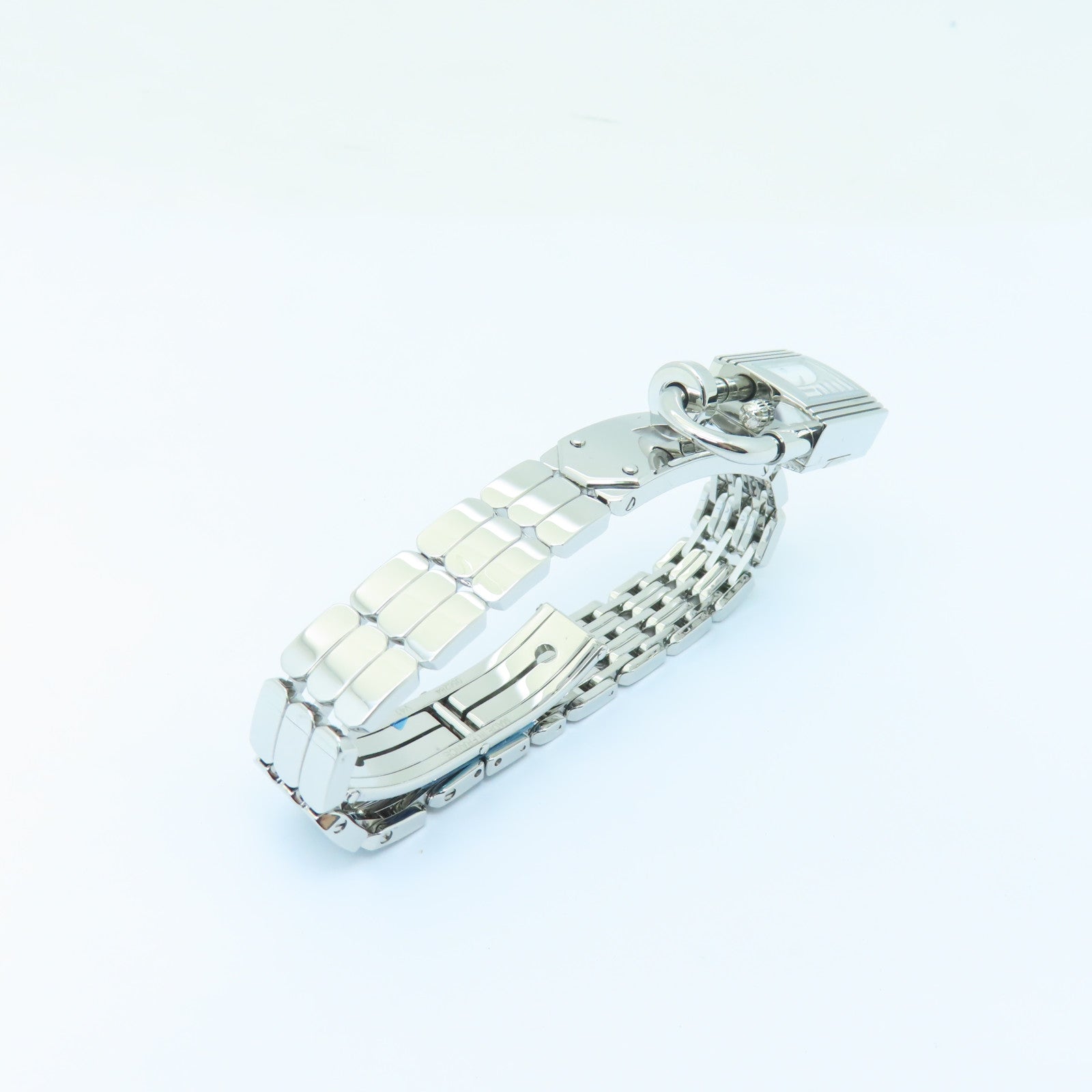 HERMES Kelly Watch Mini不鏽鋼手錶石英機芯白色