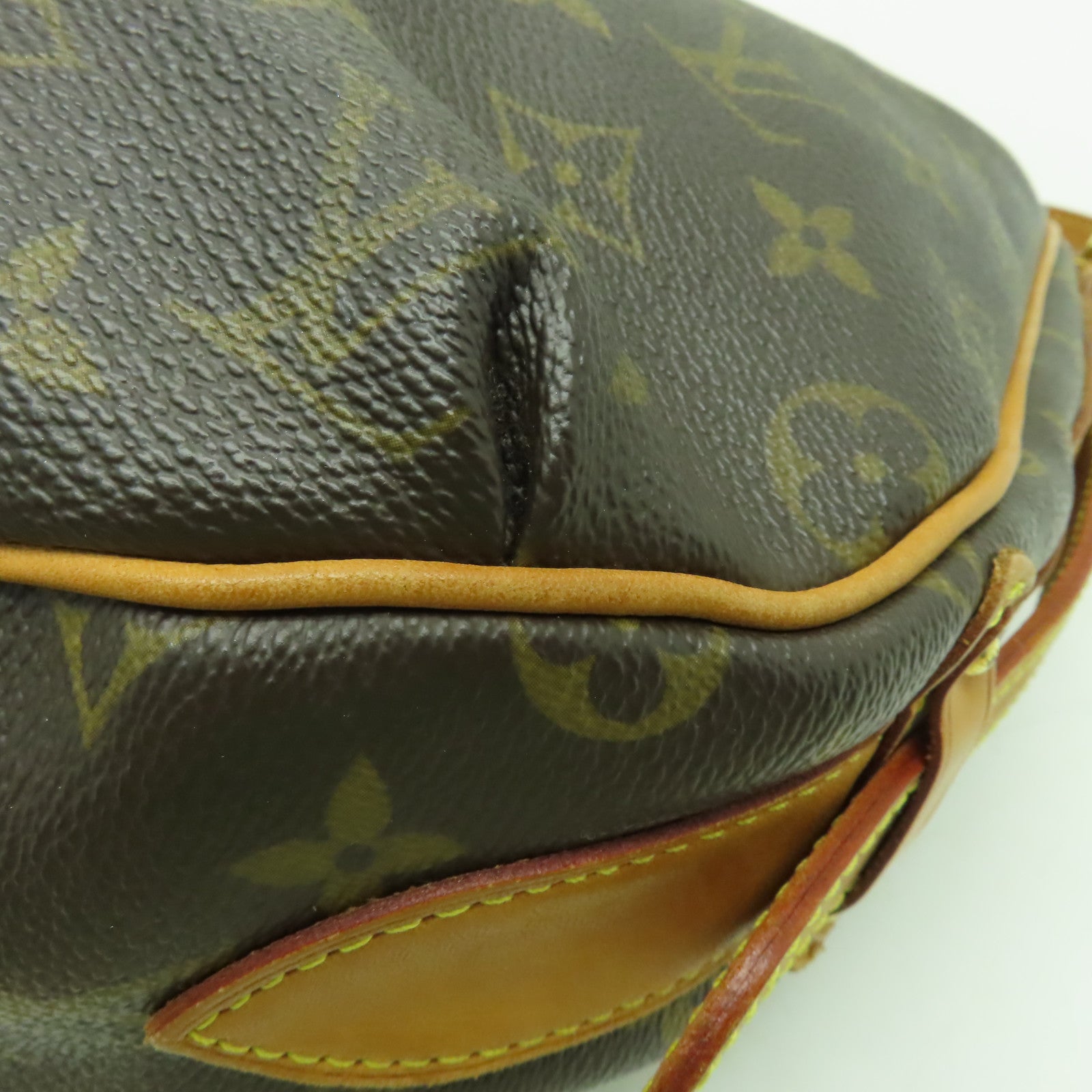 LOUIS VUITTON 【激減優惠】Monogram Tulum GM金扣肩背袋棕色