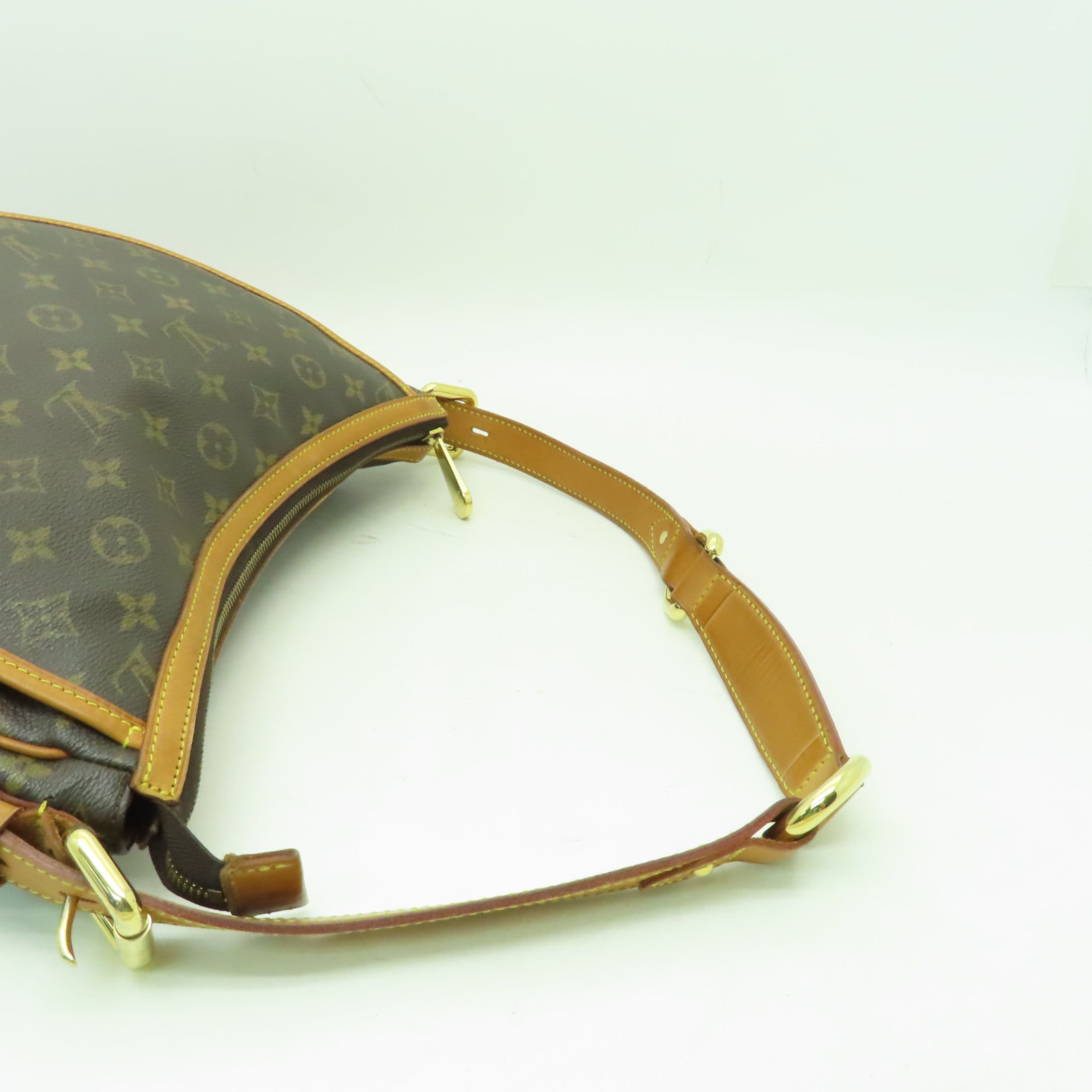 LOUIS VUITTON 【激減優惠】Monogram Tulum GM金扣肩背袋棕色