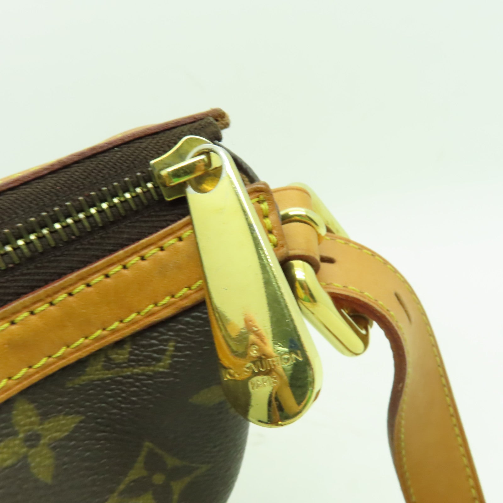 LOUIS VUITTON 【激減優惠】Monogram Tulum GM金扣肩背袋棕色