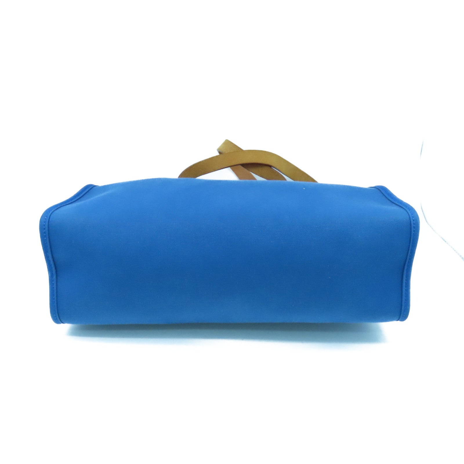 HERMES Canvas Herbag PM Silver Buckle Hand Shoulder Dual-use Bag Blue Izmir Blue