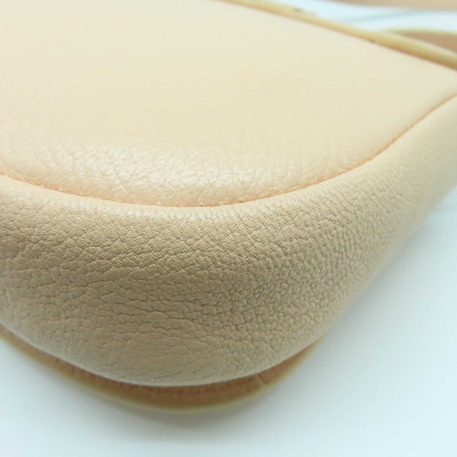 SEE BY CHLOE Leather Shoulder Bag Gold Buckle Pink