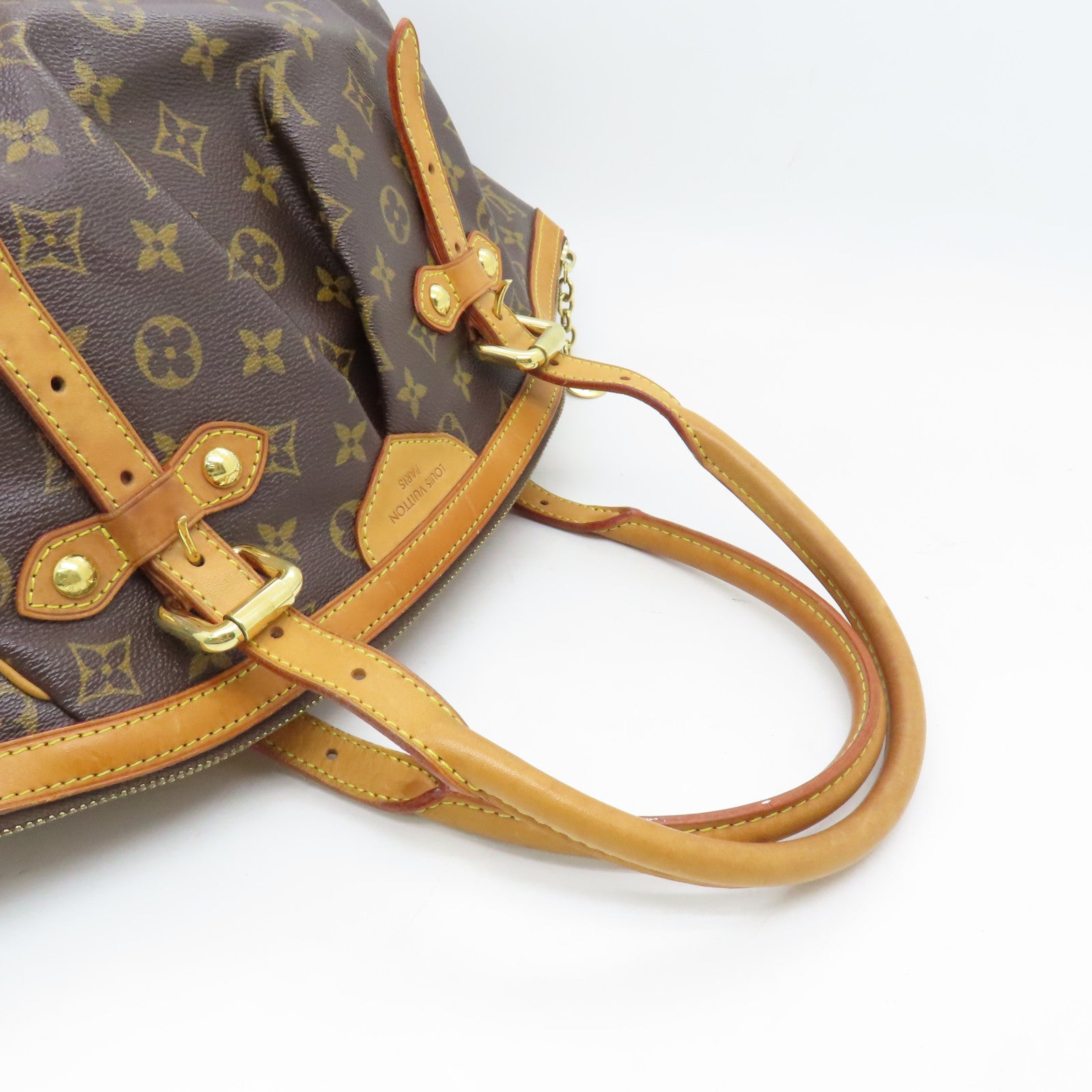 LOUIS VUITTON 【激減優惠】Monogram Tivoli GM 金扣手挽袋棕色