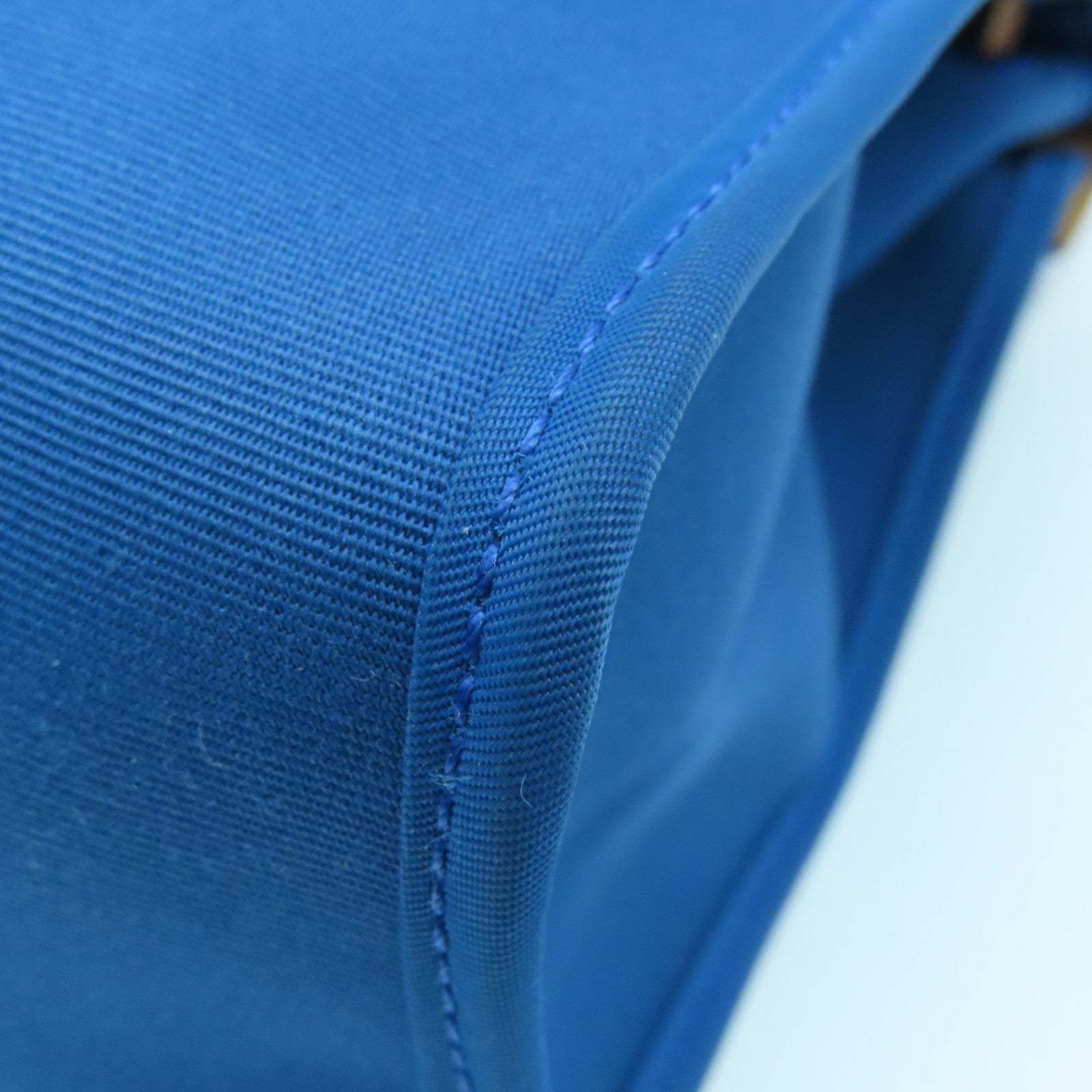 HERMES Canvas Herbag PM Silver Buckle Hand Shoulder Dual-use Bag Blue Izmir Blue