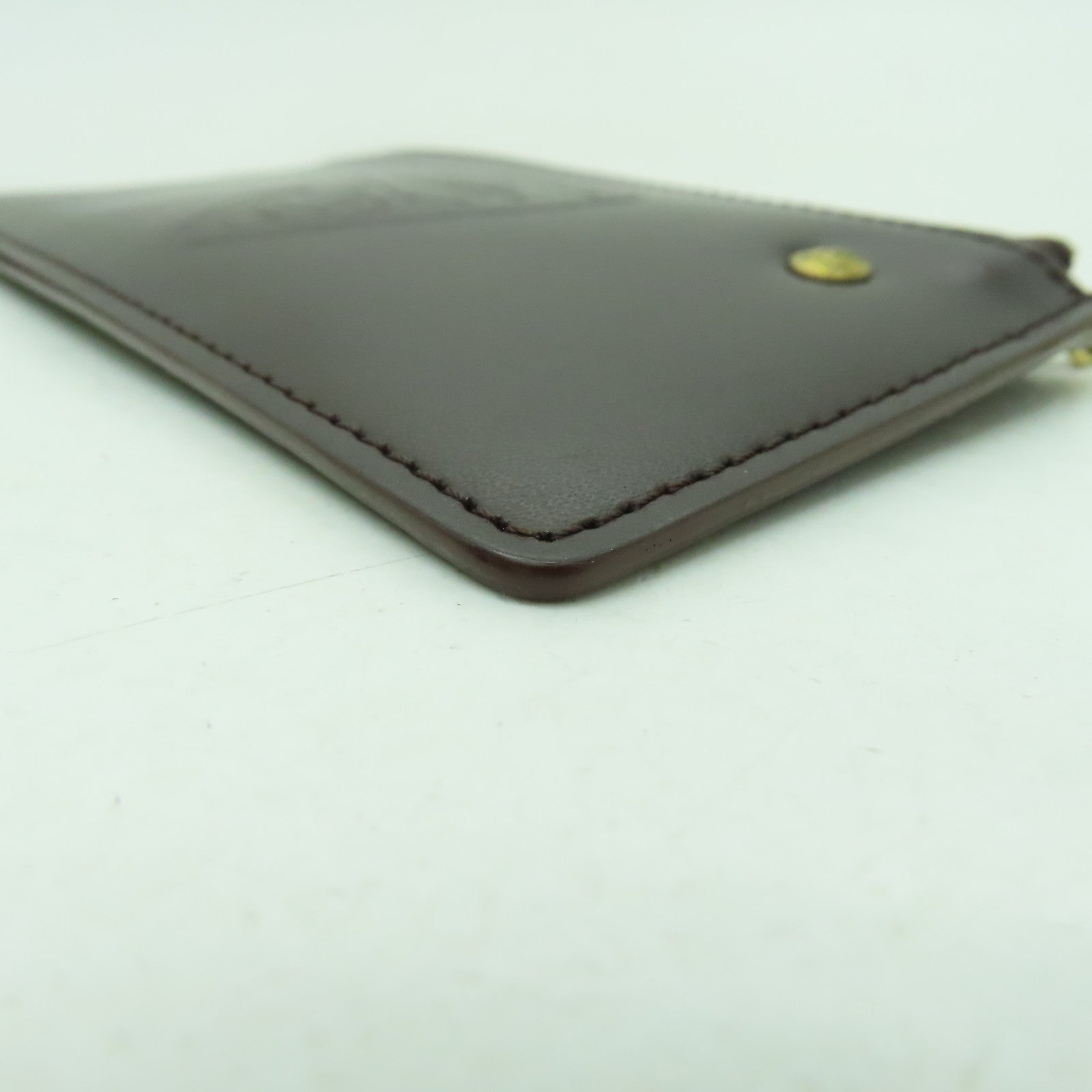 LOUIS VUITTON Damier China Run Key Pouch金扣鎖匙包啡色