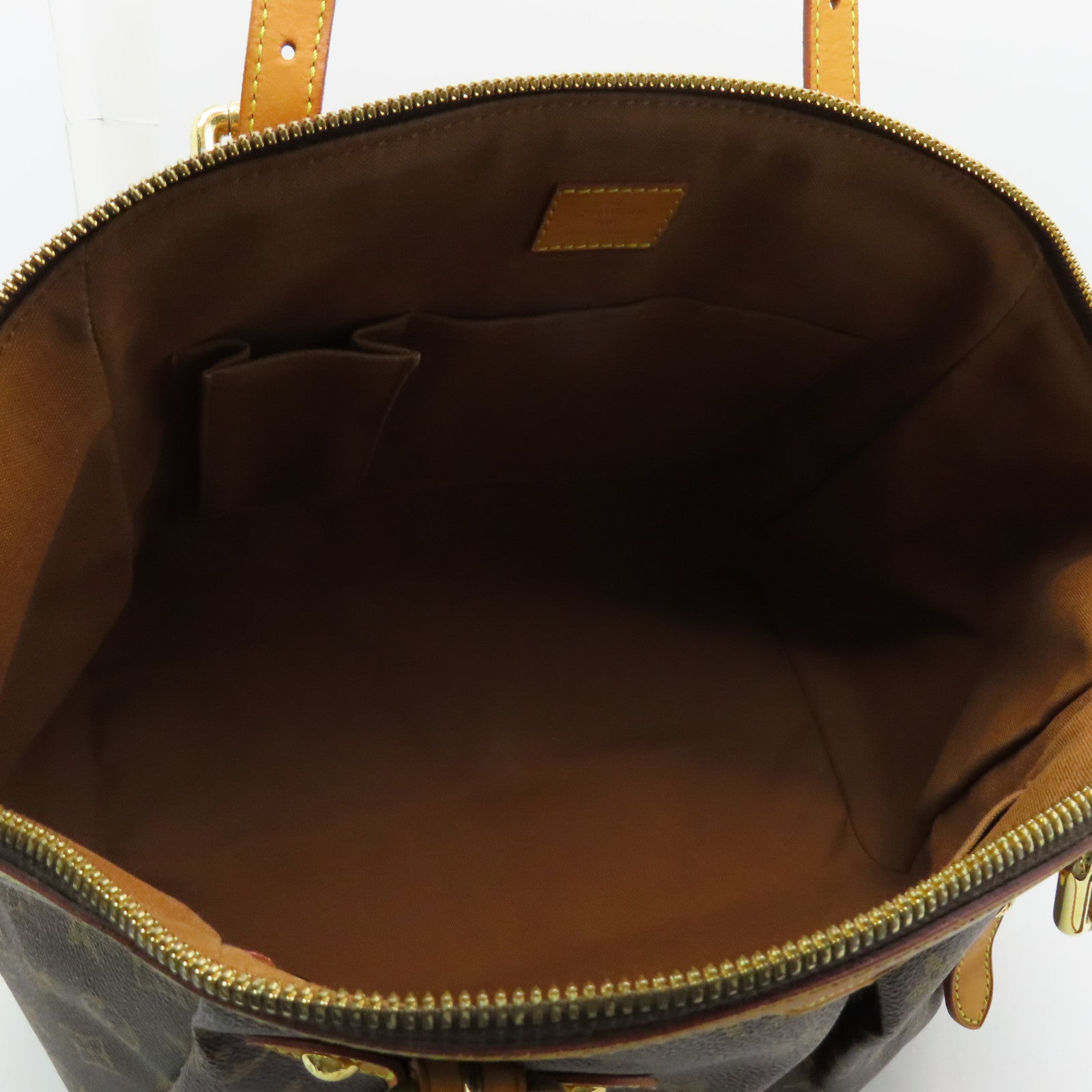 LOUIS VUITTON 【激減優惠】Monogram Tivoli GM 金扣手挽袋棕色