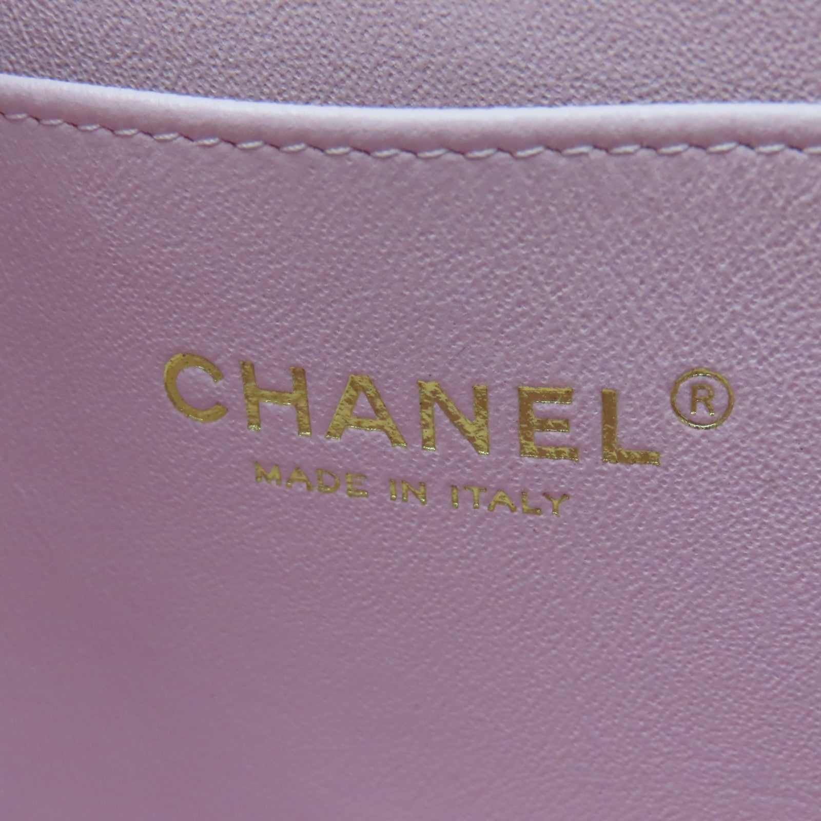CHANEL 【激減優惠】菱格Caviar皮革Vanity Case金扣鏈帶肩背袋粉紅色