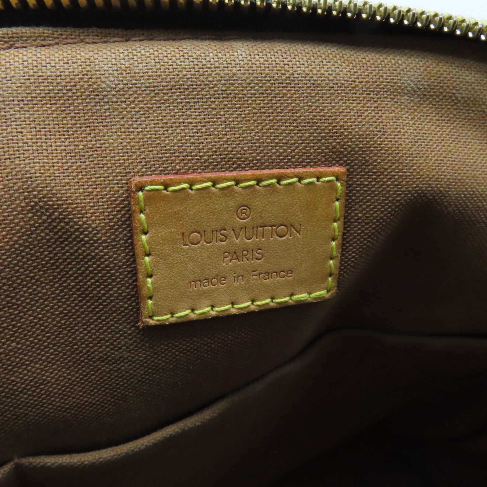 LOUIS VUITTON 【激減優惠】Monogram Tivoli GM 金扣手挽袋棕色