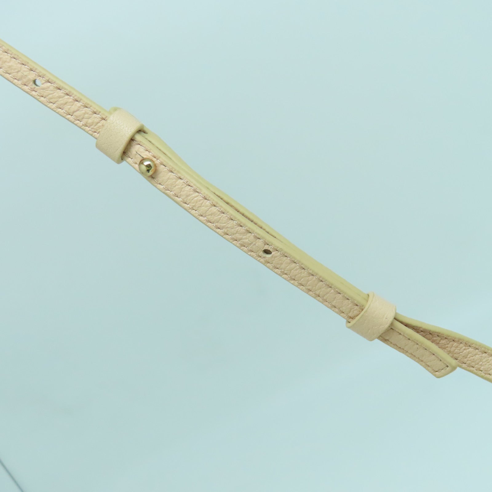 SEE BY CHLOE Leather Shoulder Bag Gold Buckle Pink
