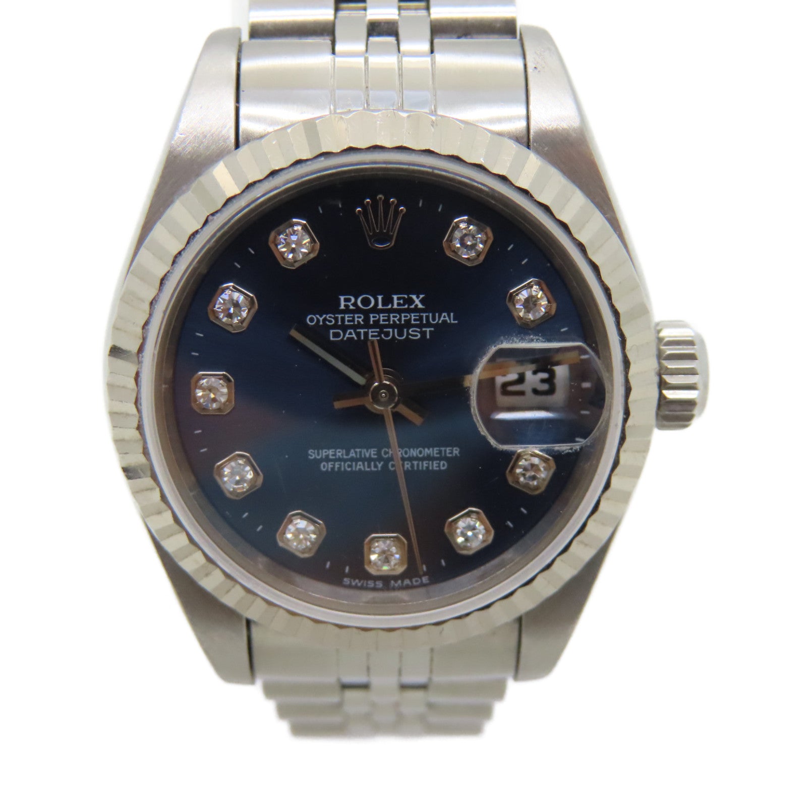ROLEX 【激減優惠】Datejust 18K黃金不鏽鋼手錶自動機芯