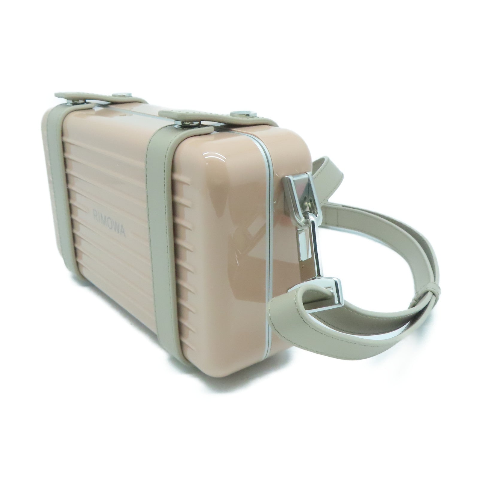 RIMOWA PVC Rimowa Shoulder Bag肩背袋粉紅色/灰色