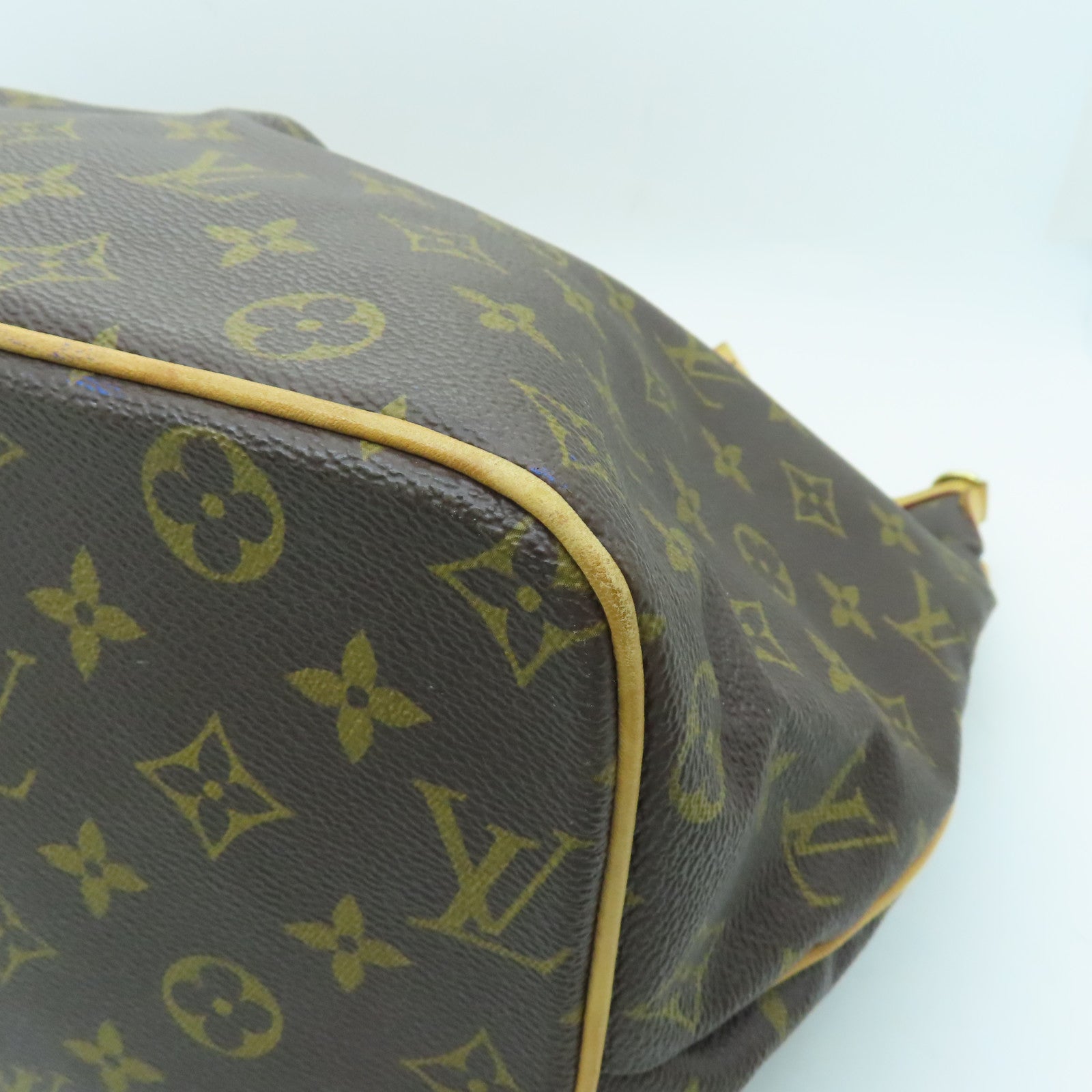 LOUIS VUITTON Monogram Palermo GM金扣手挽肩背兩用袋啡色