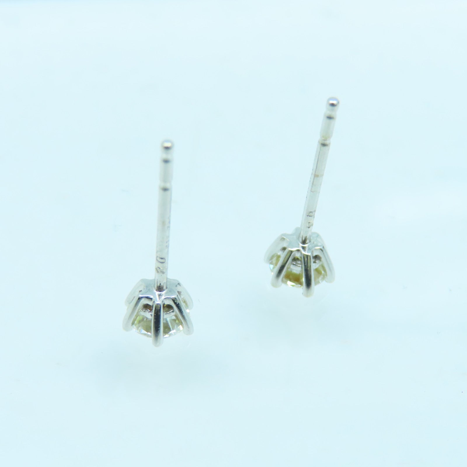 JEWELRY 18K白金Diamond Earrings0.58ct鑽石耳環
