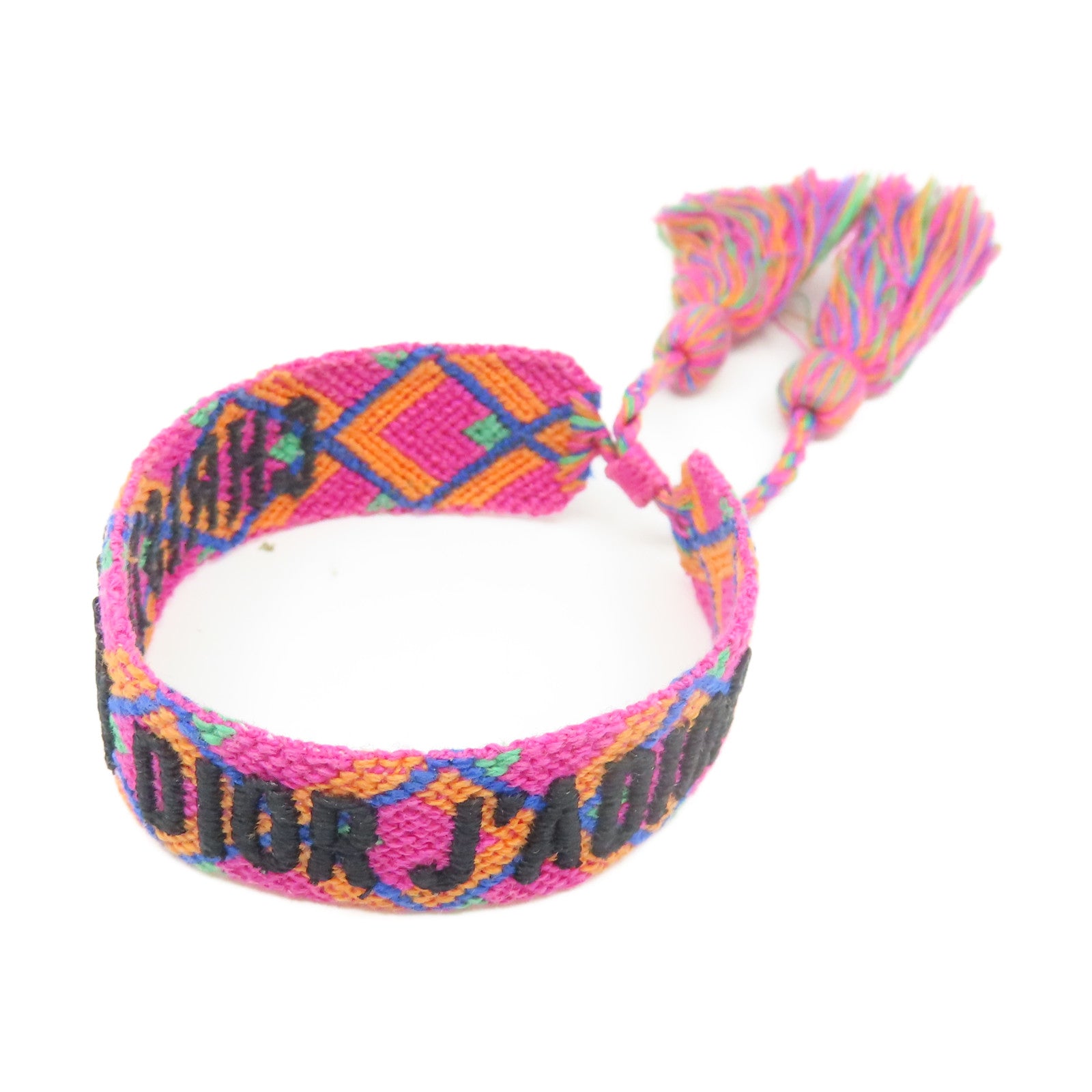 Dior 帆布Bracelet手環紅色/黑色
