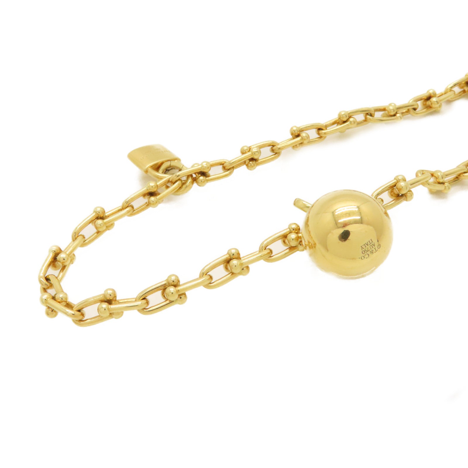 TIFFANY＆CO 18K黃金Hard Wear Necklace項鏈金色