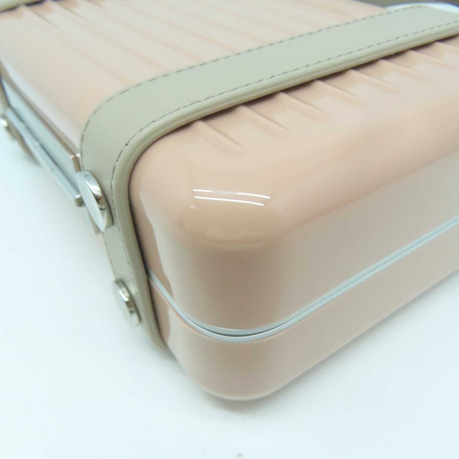 RIMOWA PVC Rimowa Shoulder Bag肩背袋粉紅色/灰色