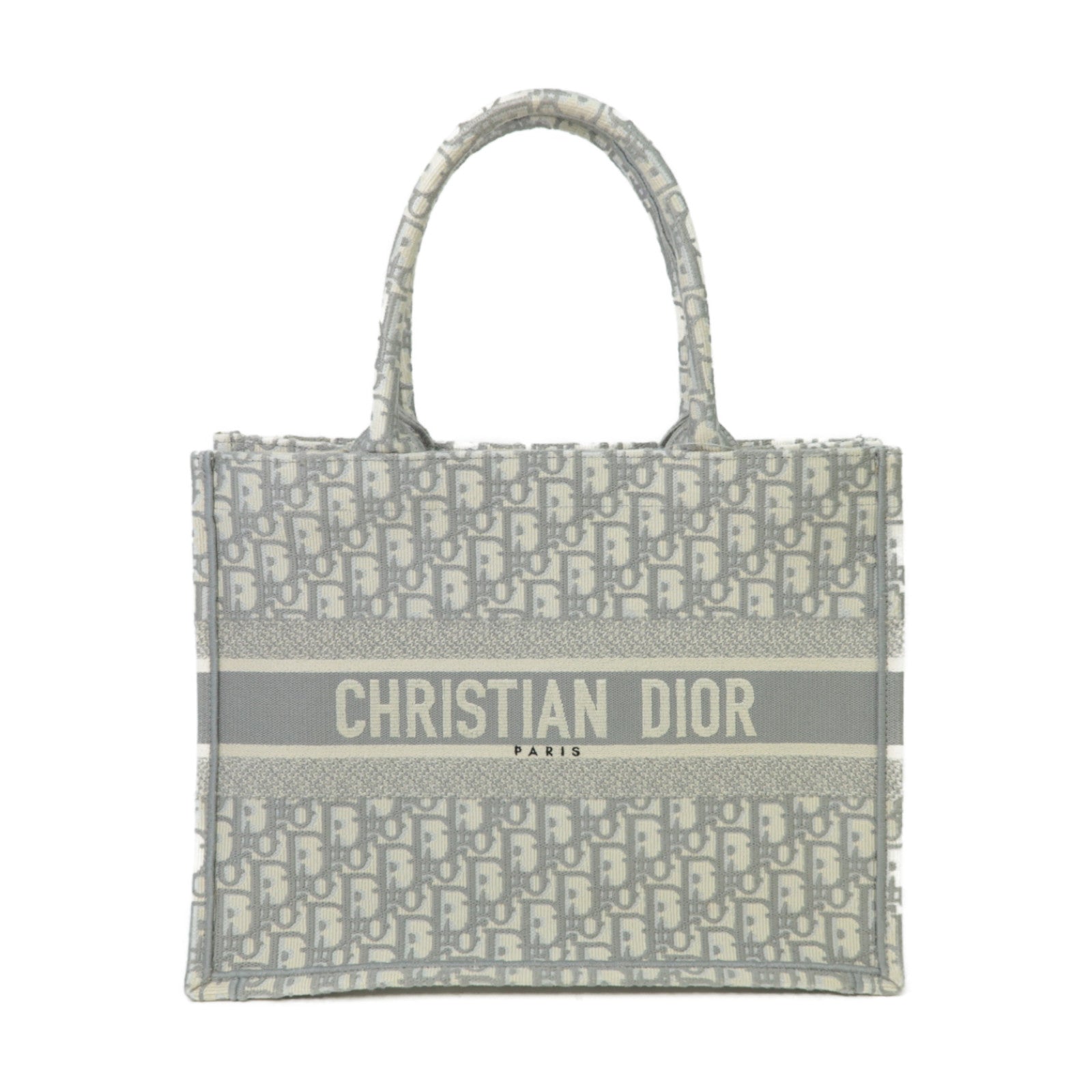 Dior 帆布Book Tote Medium手挽袋灰色