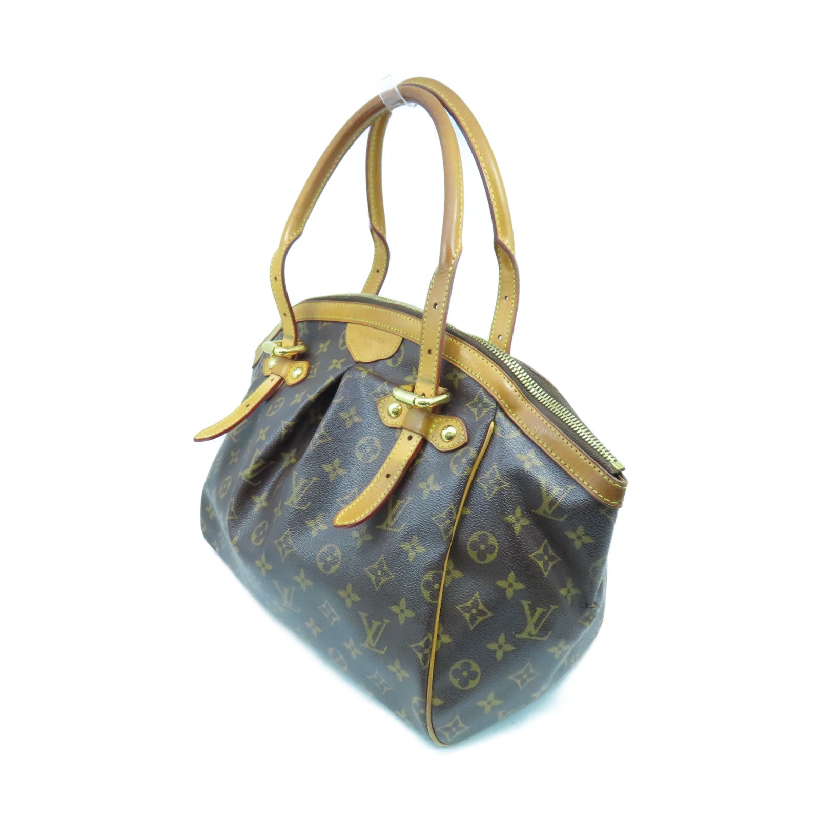 LOUIS VUITTON Monogram Tivoli GM金扣手挽袋啡色