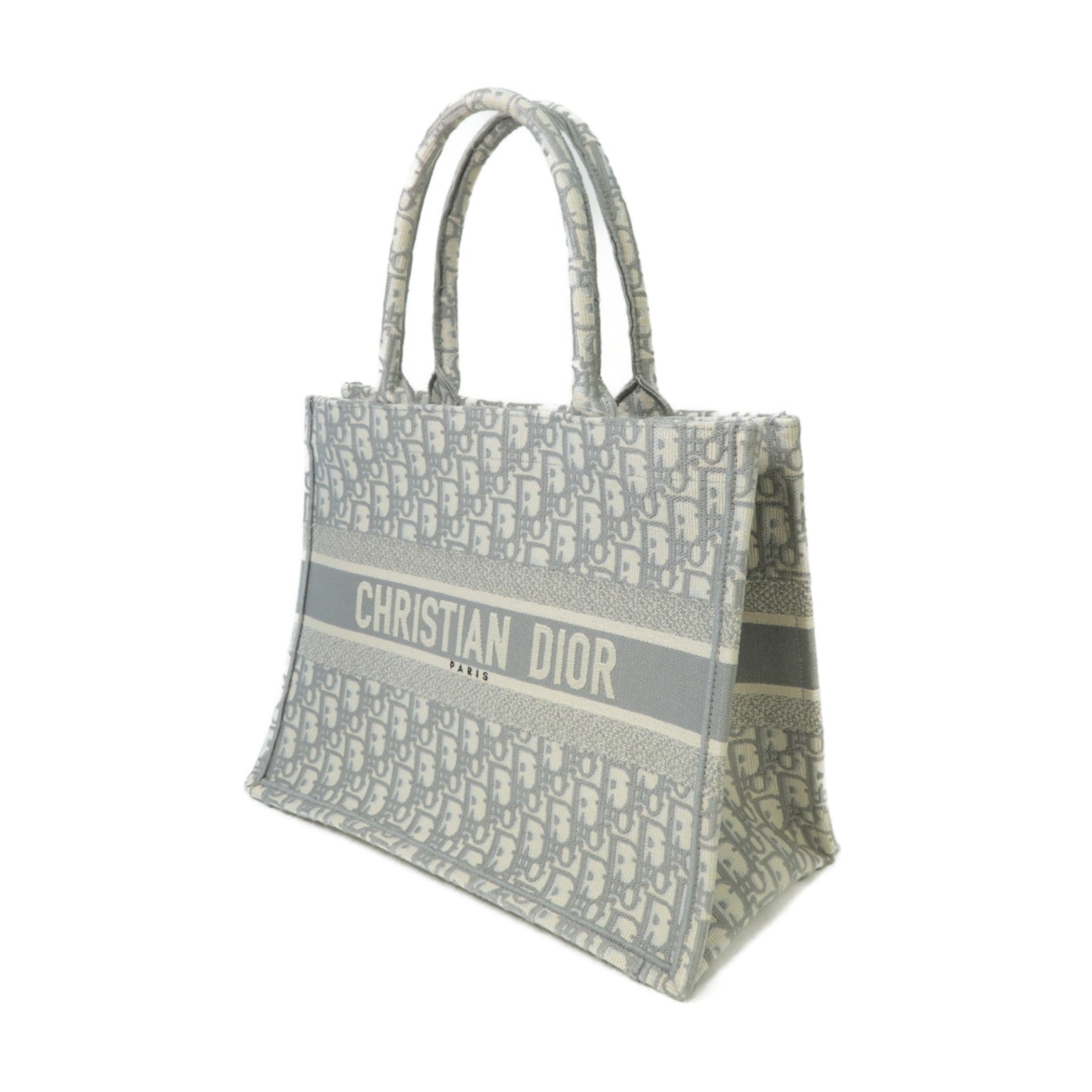 Dior 帆布Book Tote Medium手挽袋灰色