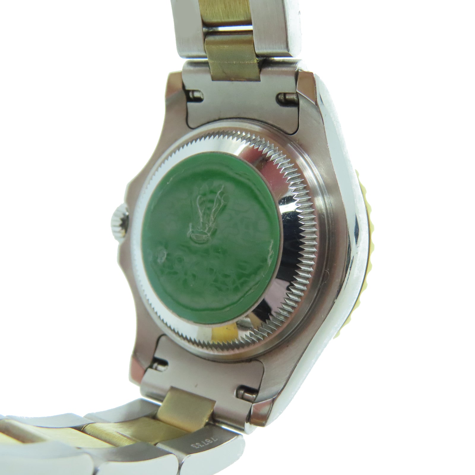ROLEX 【激減優惠】Yacht Master 18K黃金/不鏽鋼自動機芯手錶白色