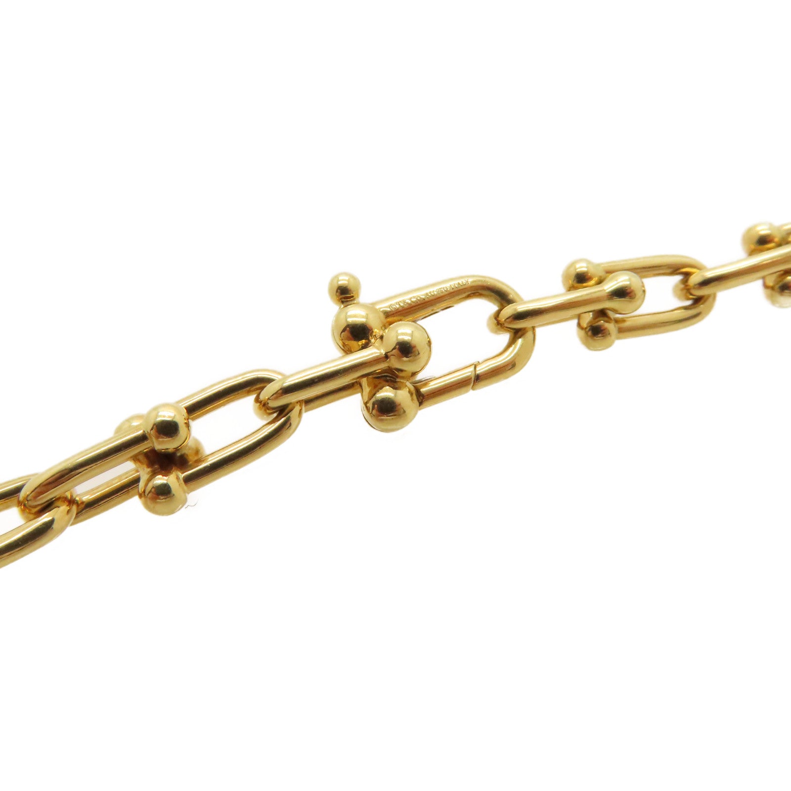 TIFFANY＆CO 18K黃金Hard Wear Necklace項鏈金色