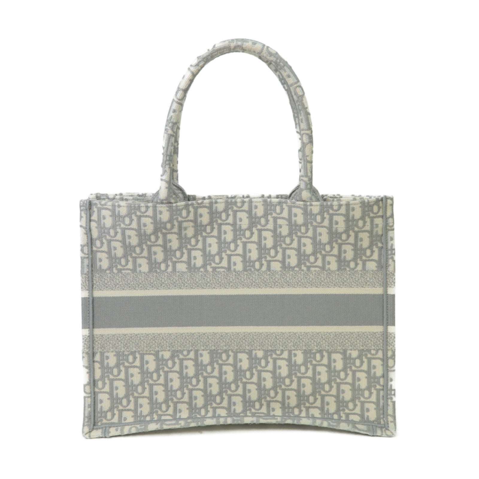 Dior 帆布Book Tote Medium手挽袋灰色