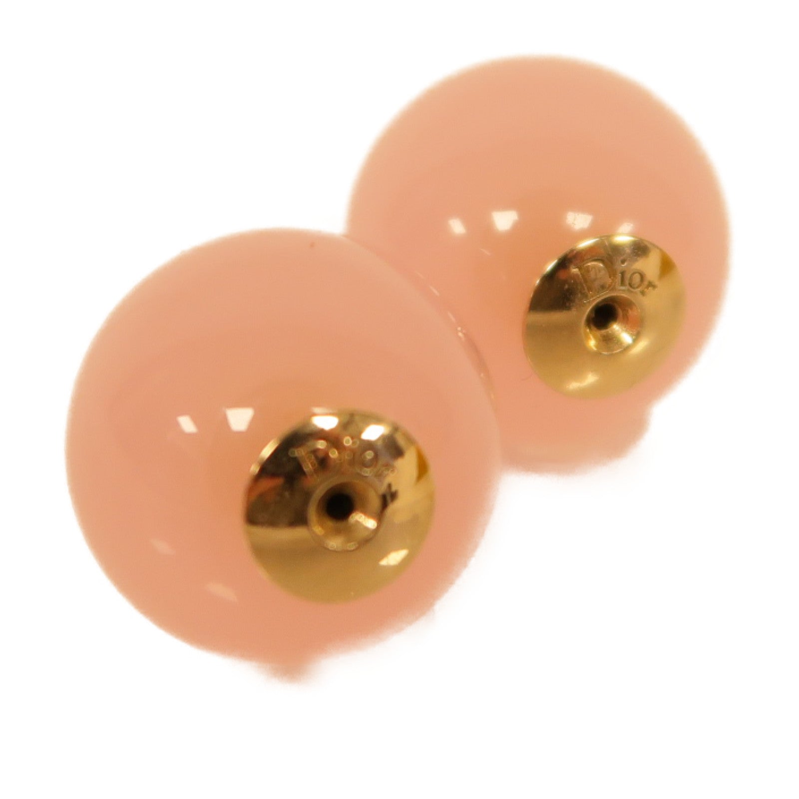 Dior PVC Earrings耳環粉紅色/金色