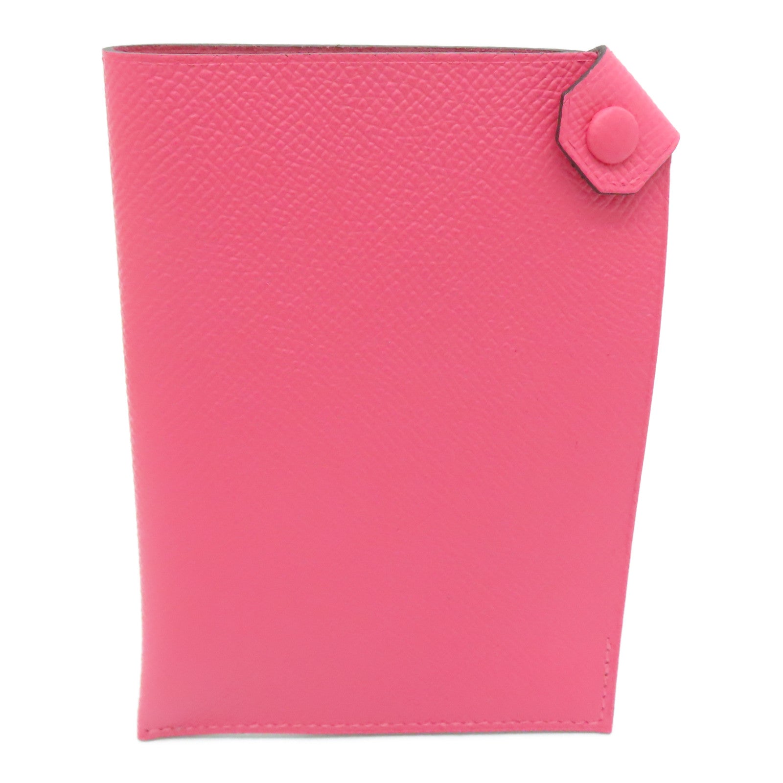 HERMES 【激減優惠】Epsom皮革MC2 Passport Case護照套粉紅色