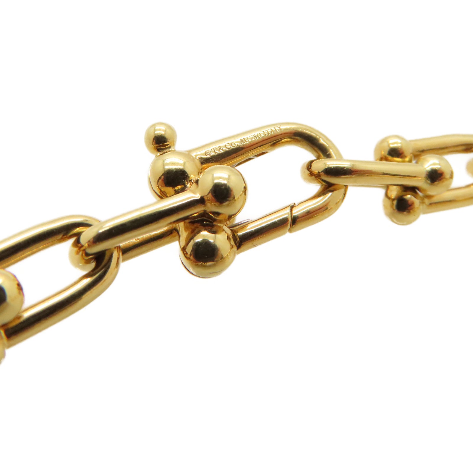 TIFFANY＆CO 18K黃金Hard Wear Necklace項鏈金色