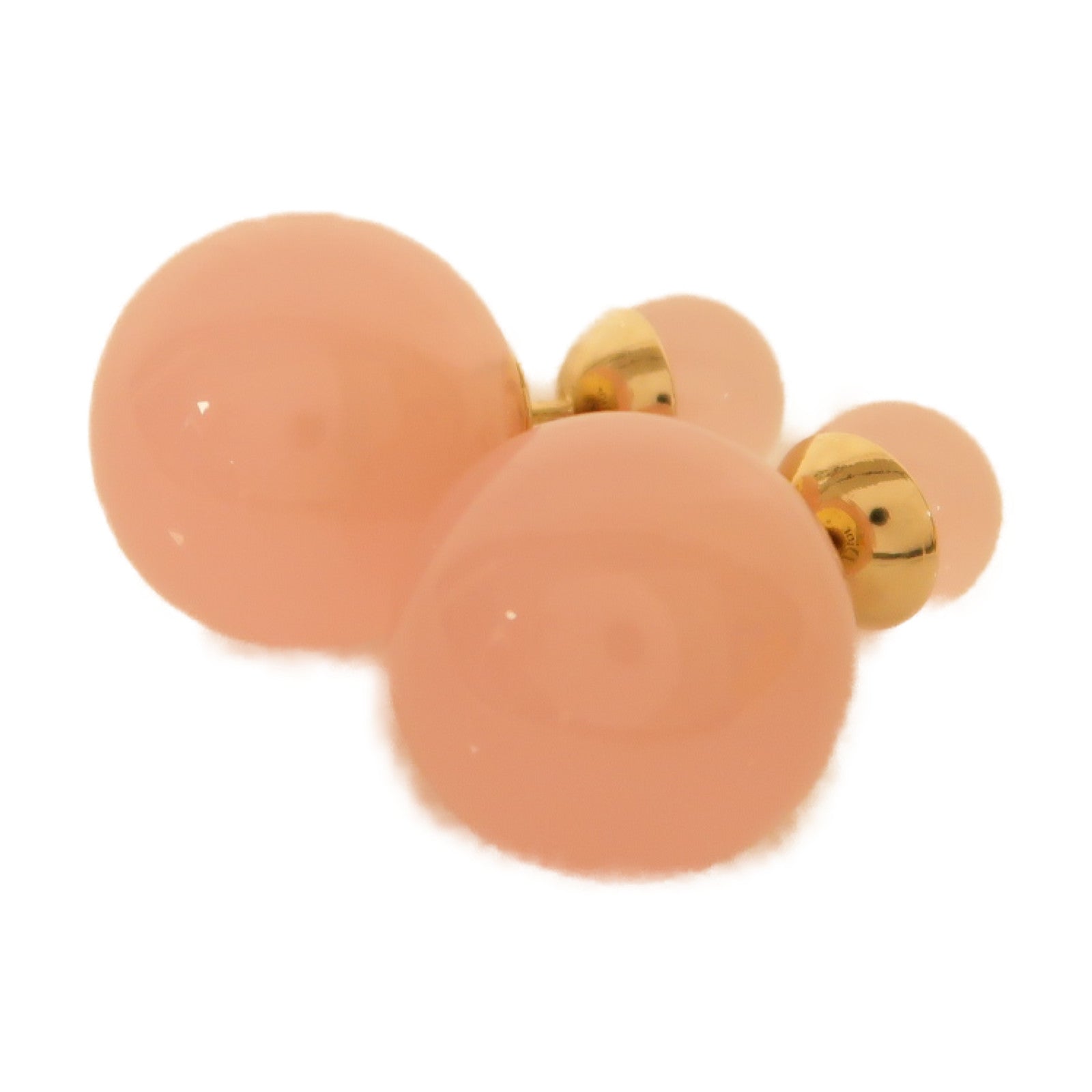 Dior PVC Earrings耳環粉紅色/金色