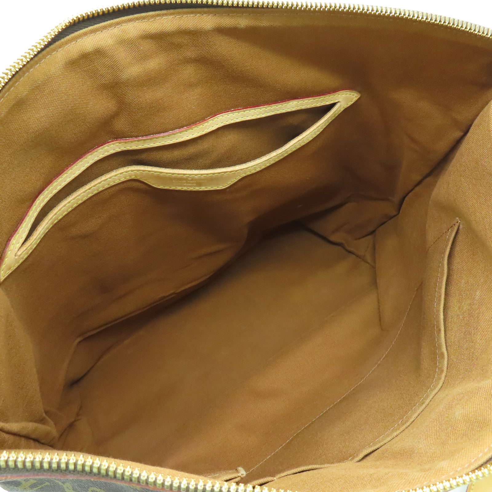 LOUIS VUITTON Monogram Palermo GM金扣手挽肩背兩用袋啡色