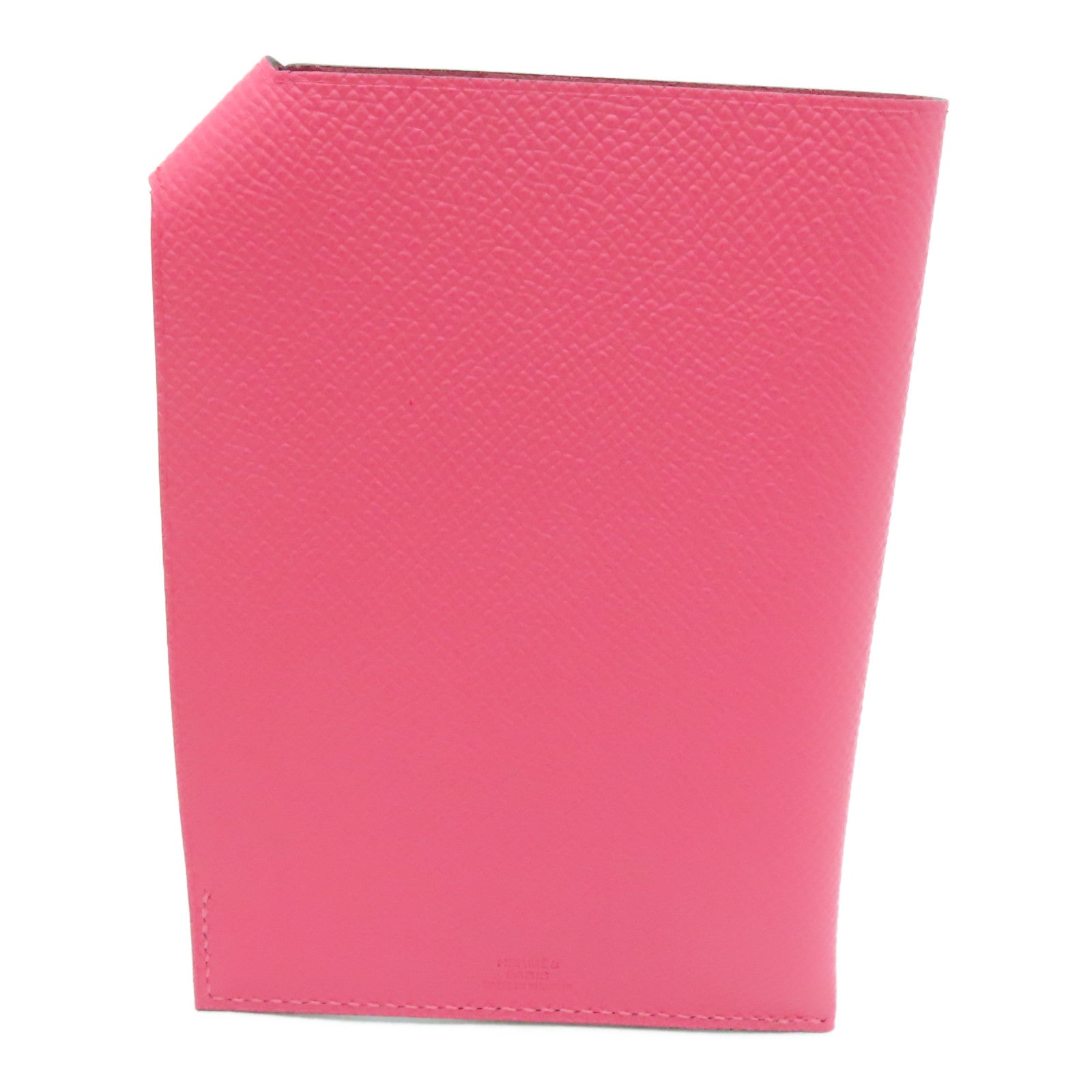 HERMES 【激減優惠】Epsom皮革MC2 Passport Case護照套粉紅色