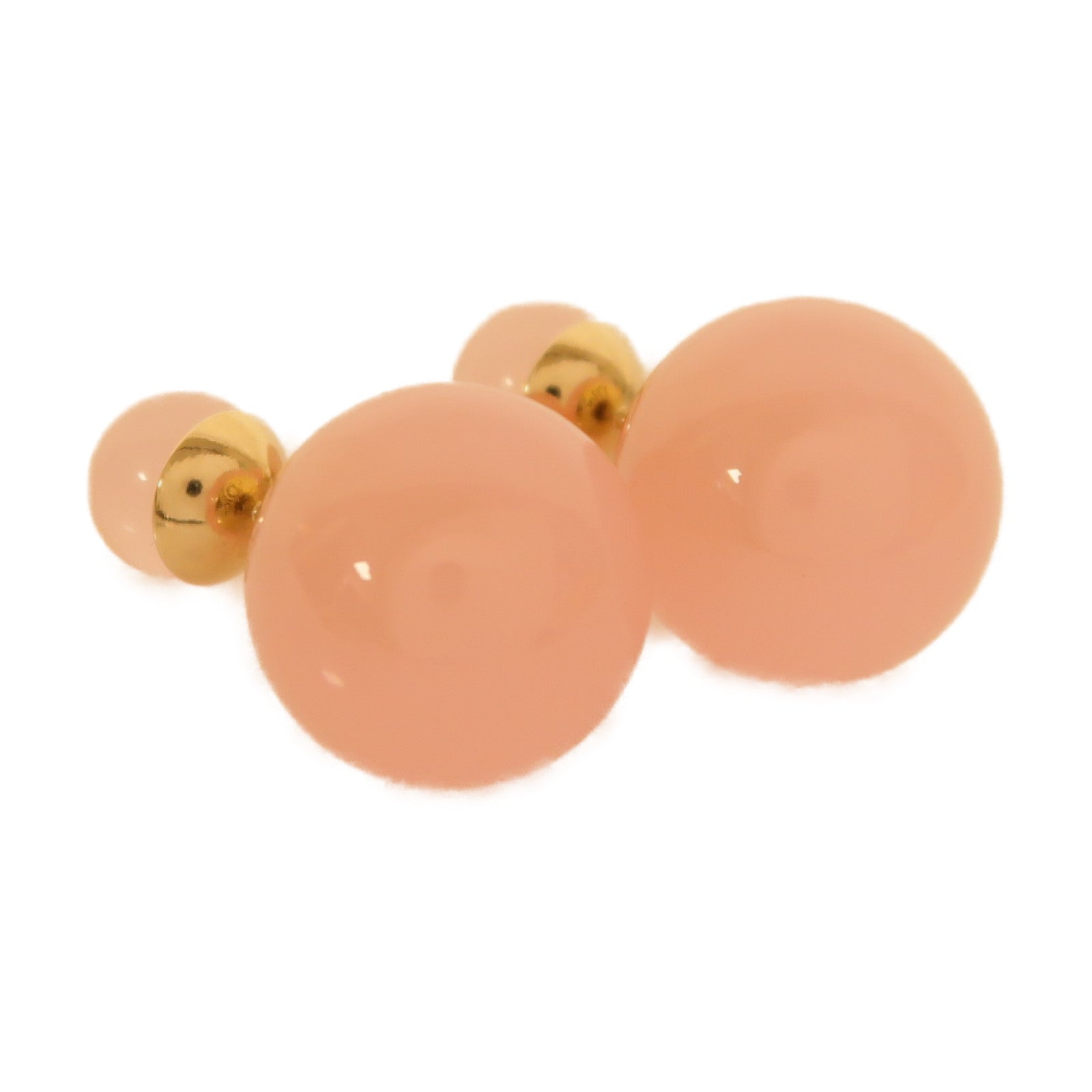 Dior PVC Earrings耳環粉紅色/金色