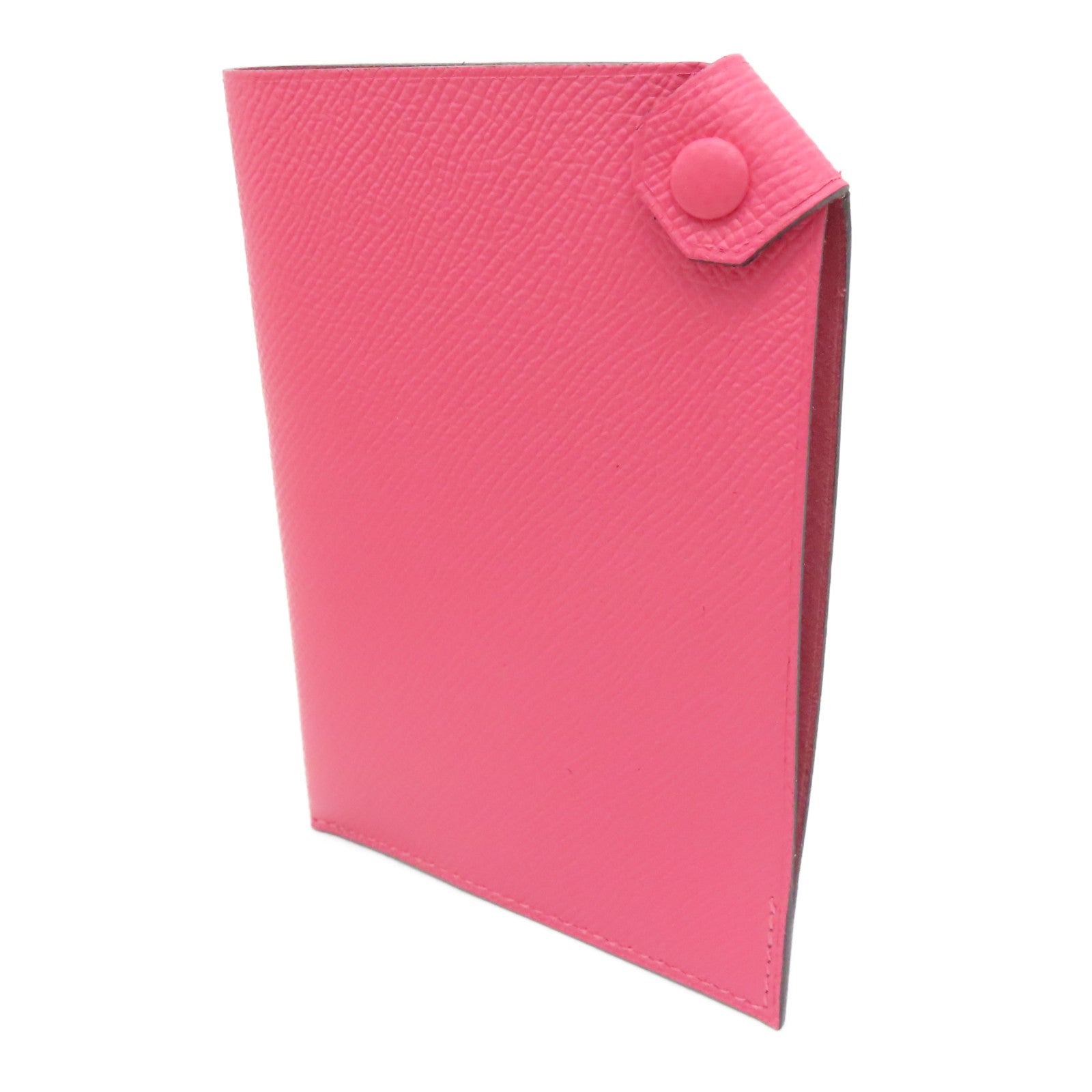 HERMES 【激減優惠】Epsom皮革MC2 Passport Case護照套粉紅色