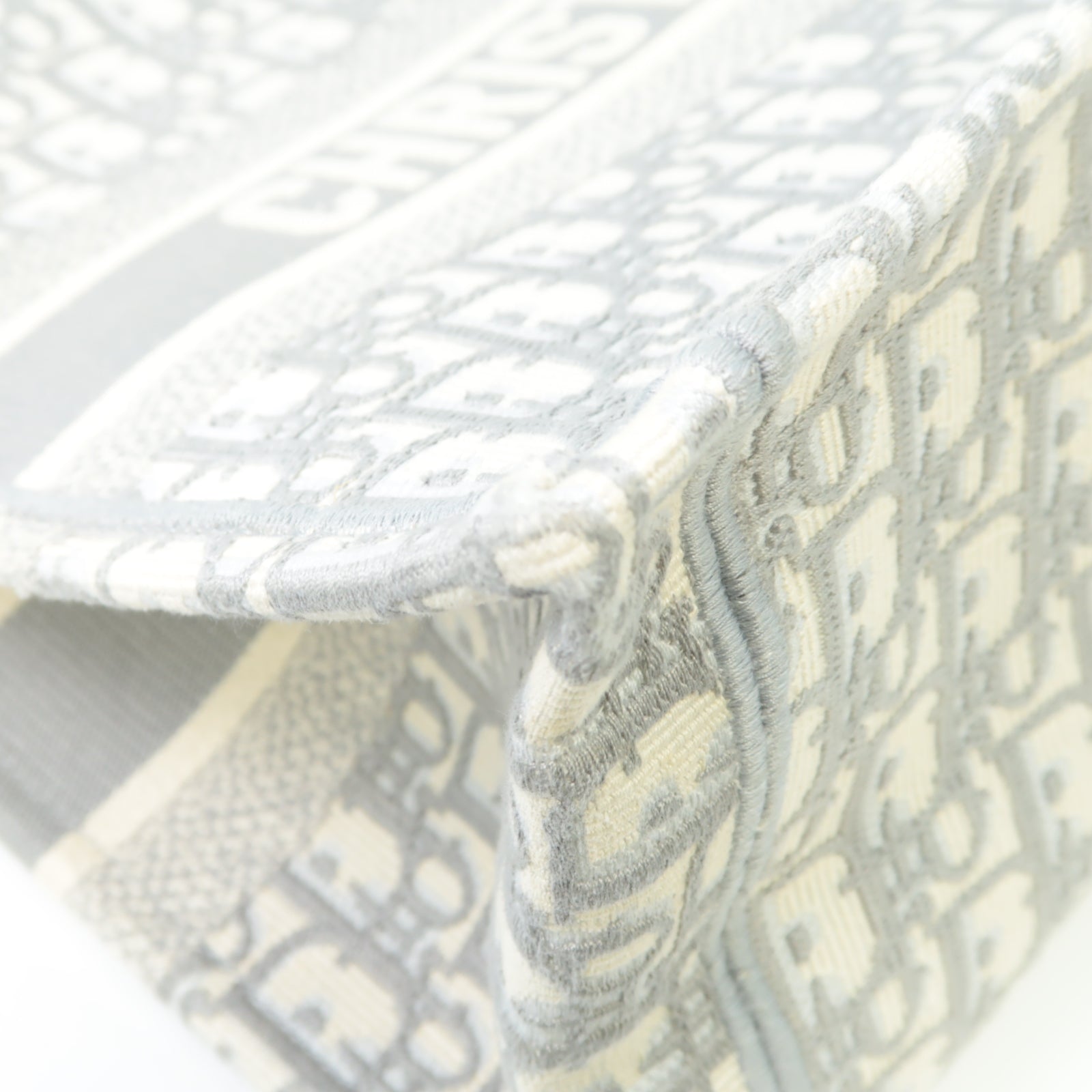Dior 帆布Book Tote Medium手挽袋灰色