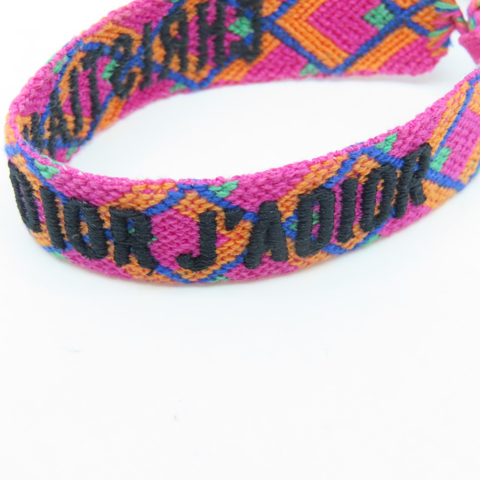 Dior 帆布Bracelet手環紅色/黑色