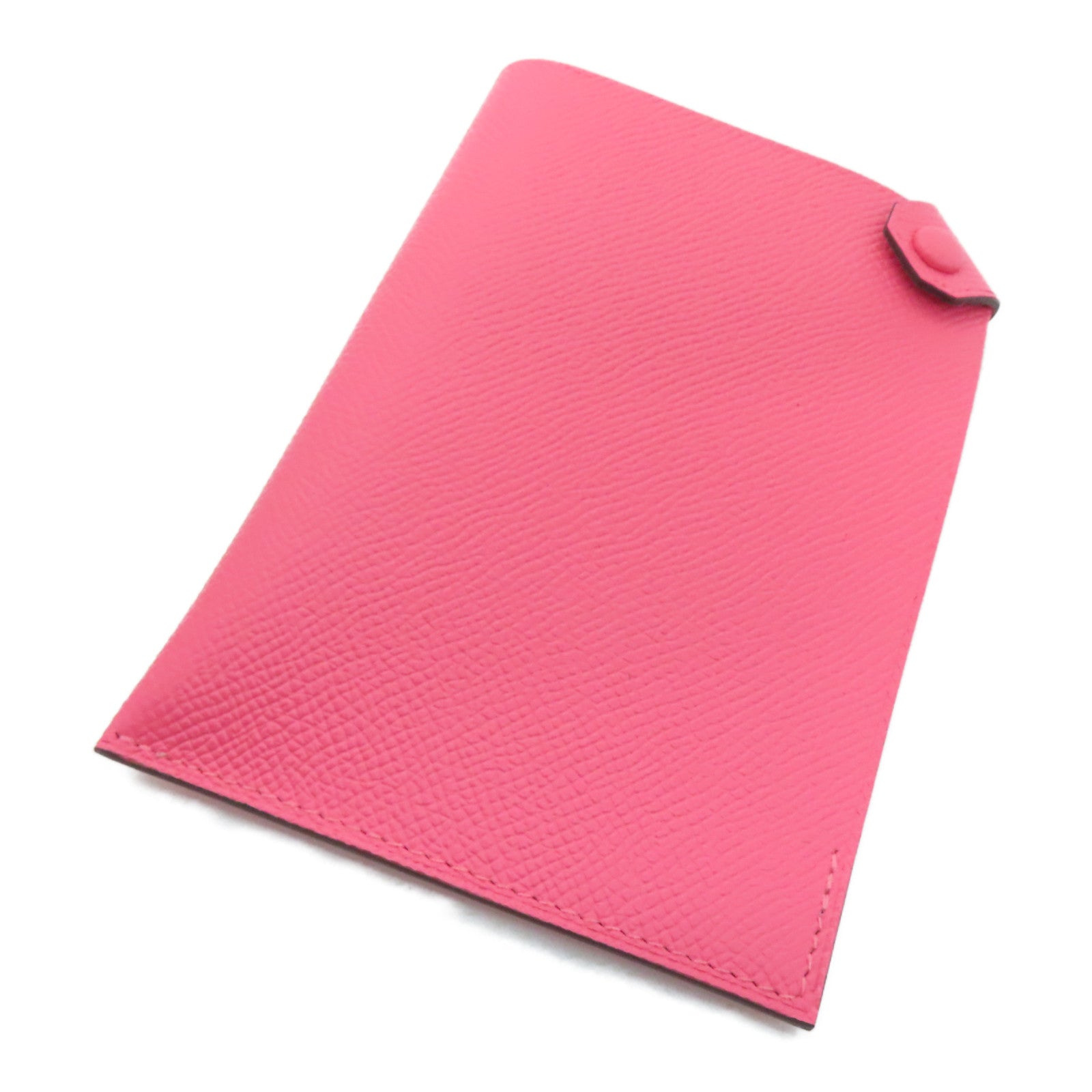 HERMES 【激減優惠】Epsom皮革MC2 Passport Case護照套粉紅色