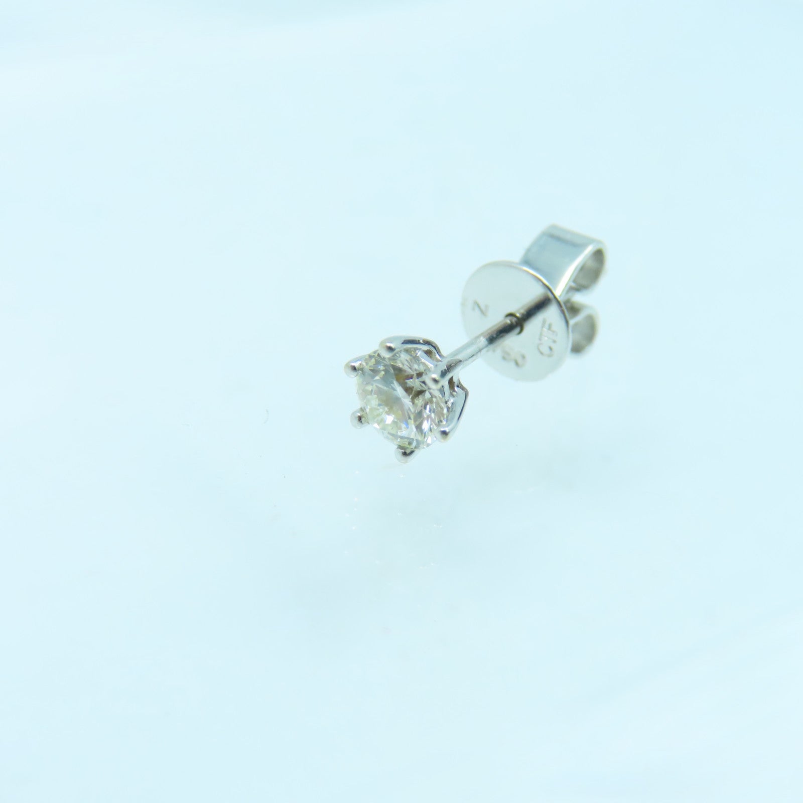 JEWELRY 18K白金Diamond Earrings0.58ct鑽石耳環