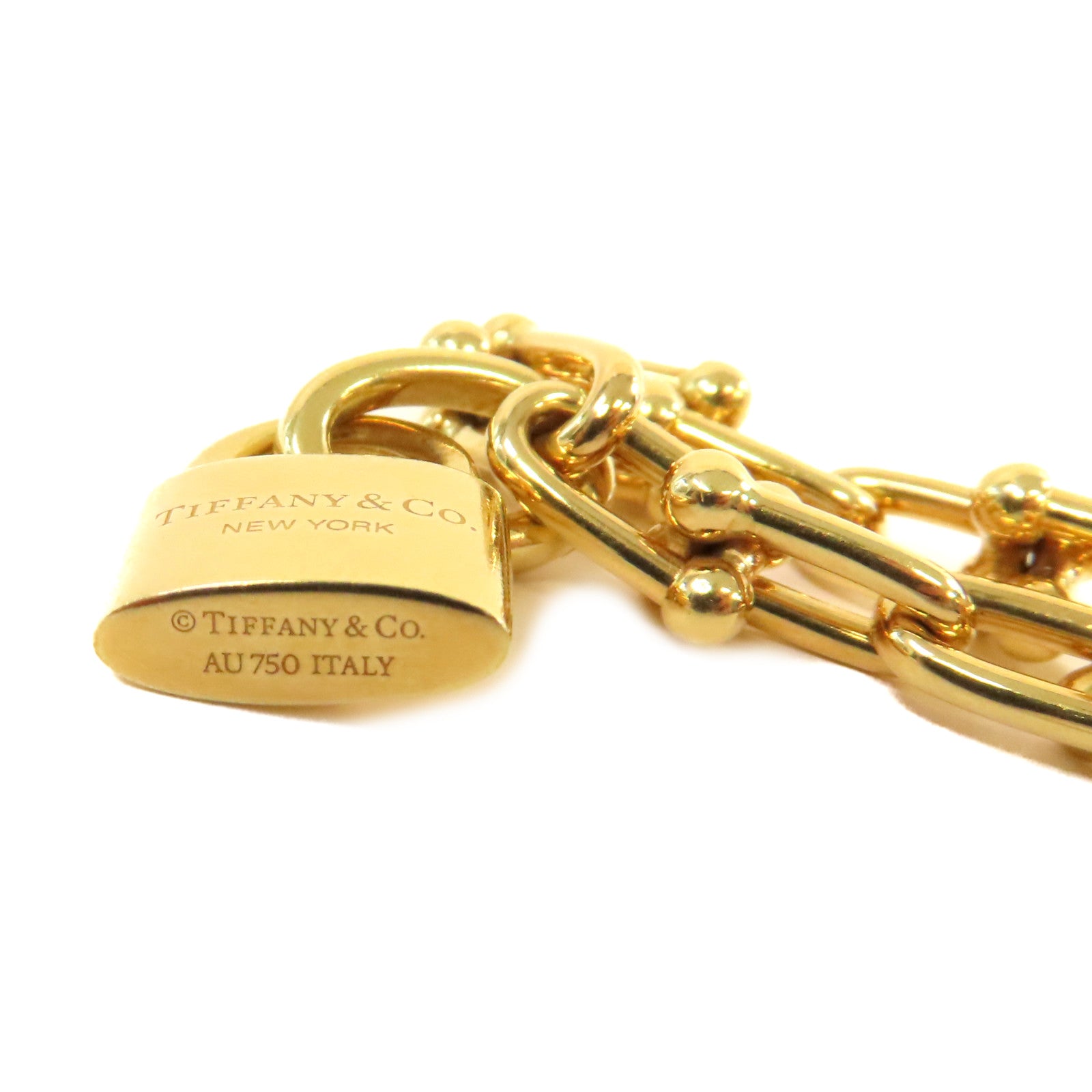 TIFFANY＆CO 18K黃金Hard Wear Necklace項鏈金色