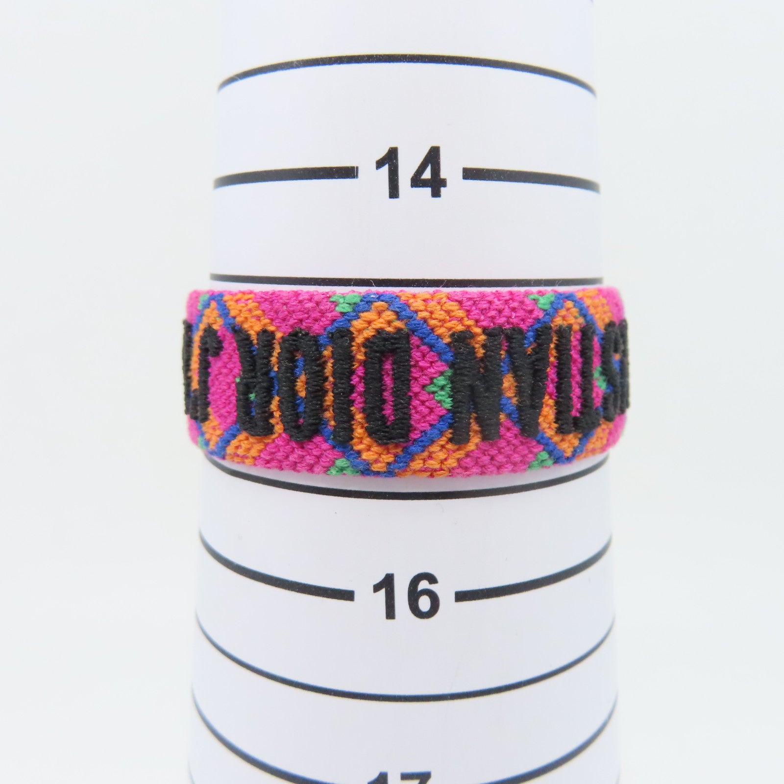 Dior 帆布Bracelet手環紅色/黑色