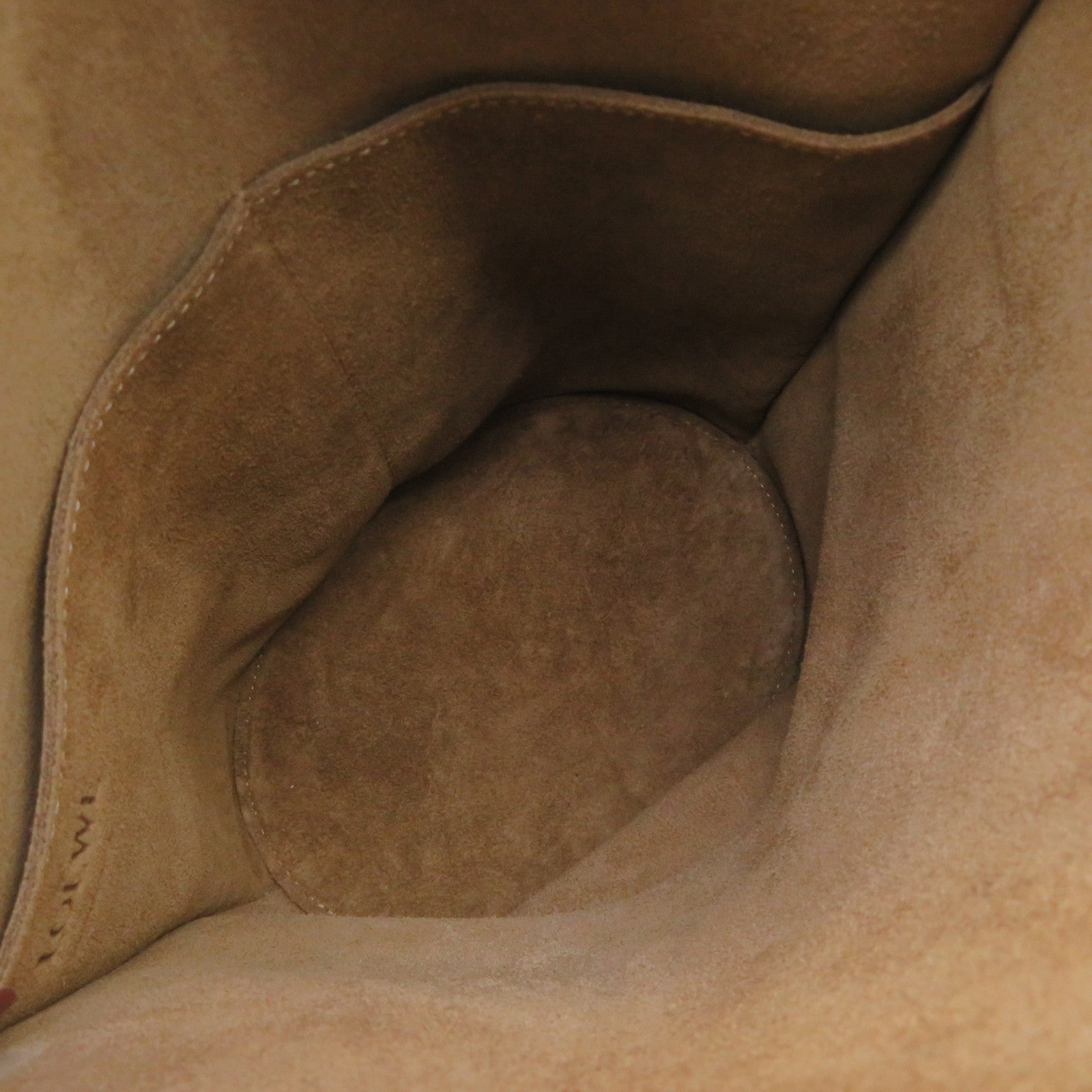 LOEWE 牛皮皮革Gate Bucket Shoulder Bag肩背袋啡色