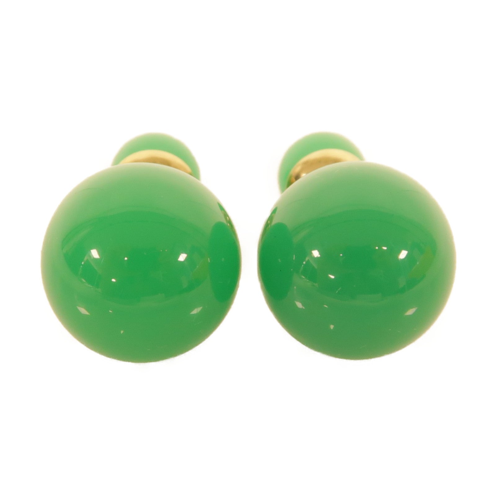 Dior PVC Earrings耳環綠色/金色